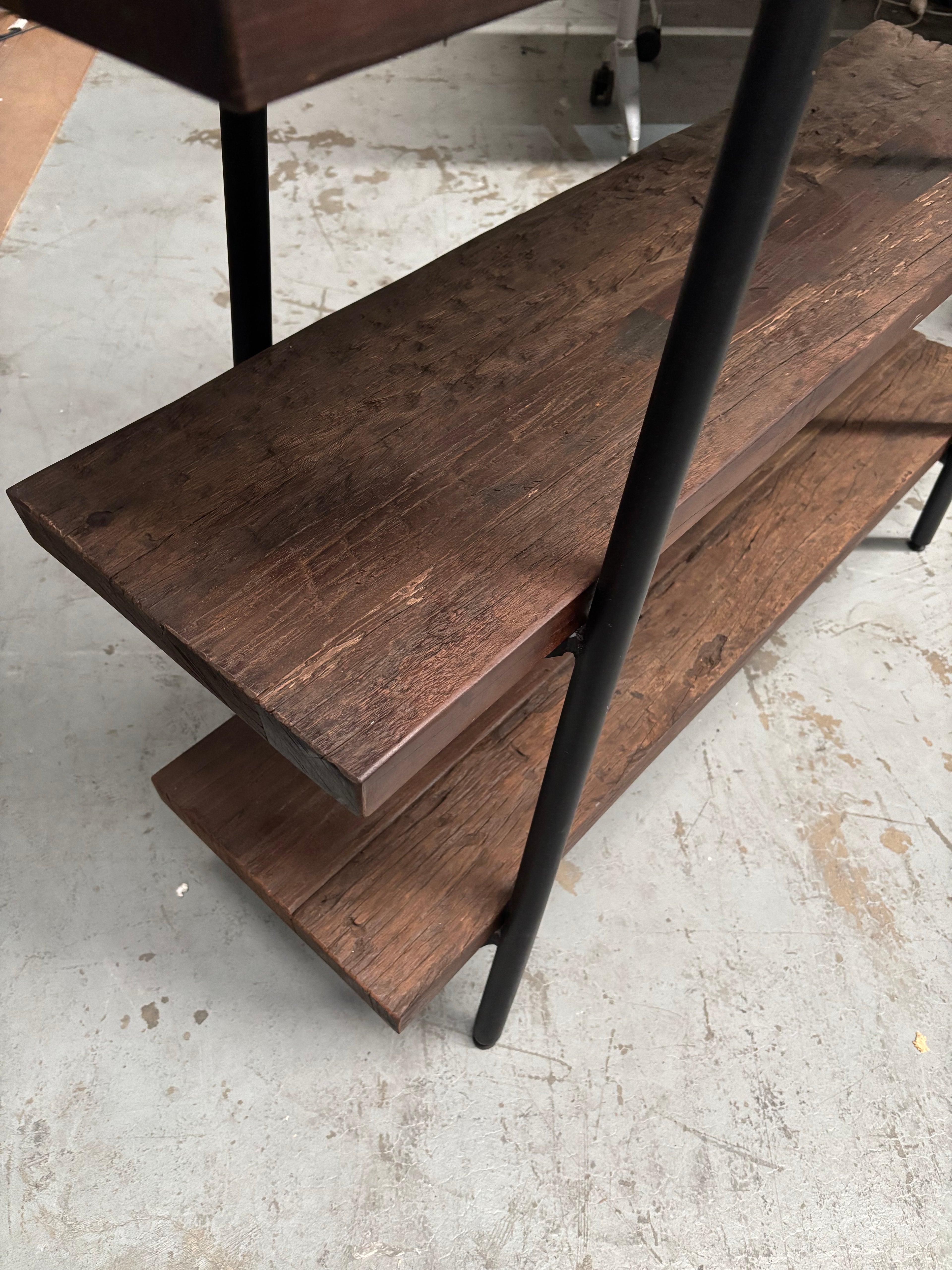 Rustic Industrial Shelving Unit