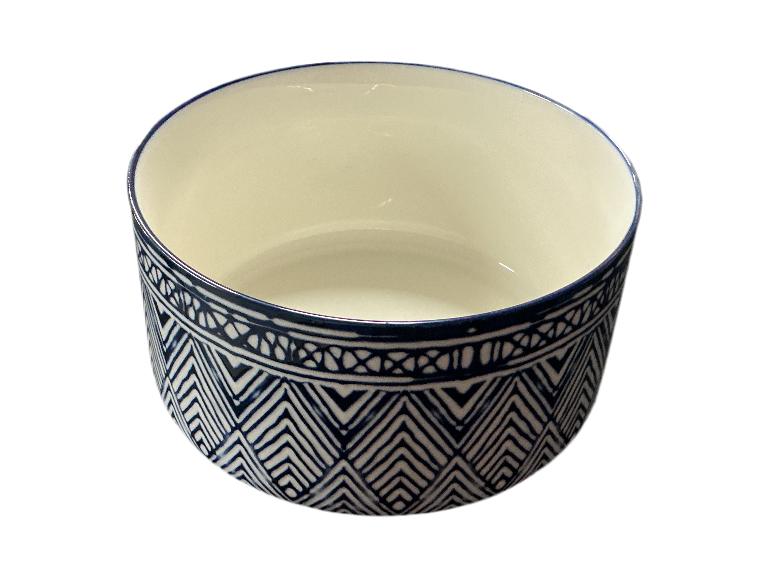 Decorative Patterned Serving Bowl