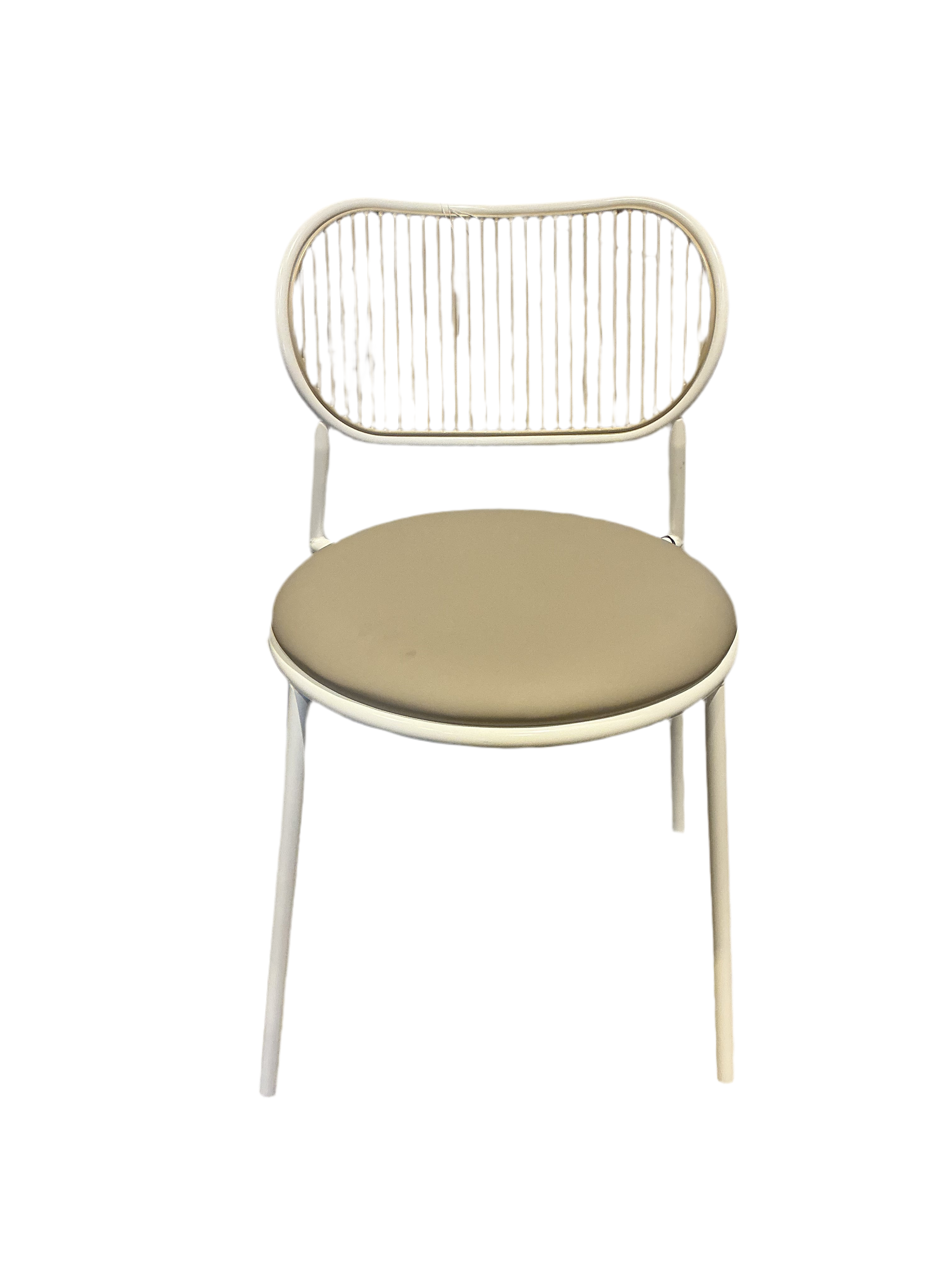 Piper Chair White and Beige, DesignByThem