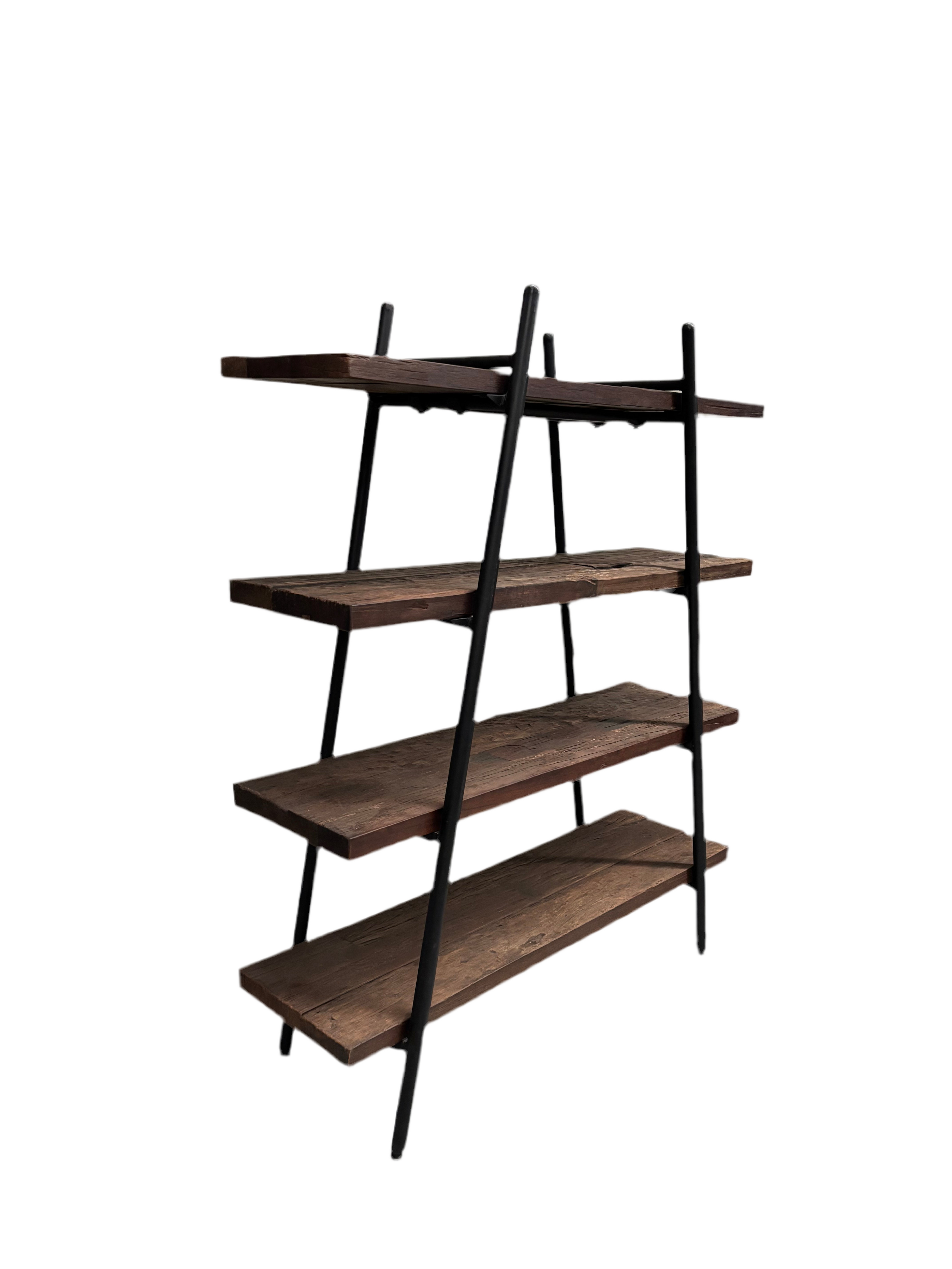 Rustic Industrial Shelving Unit