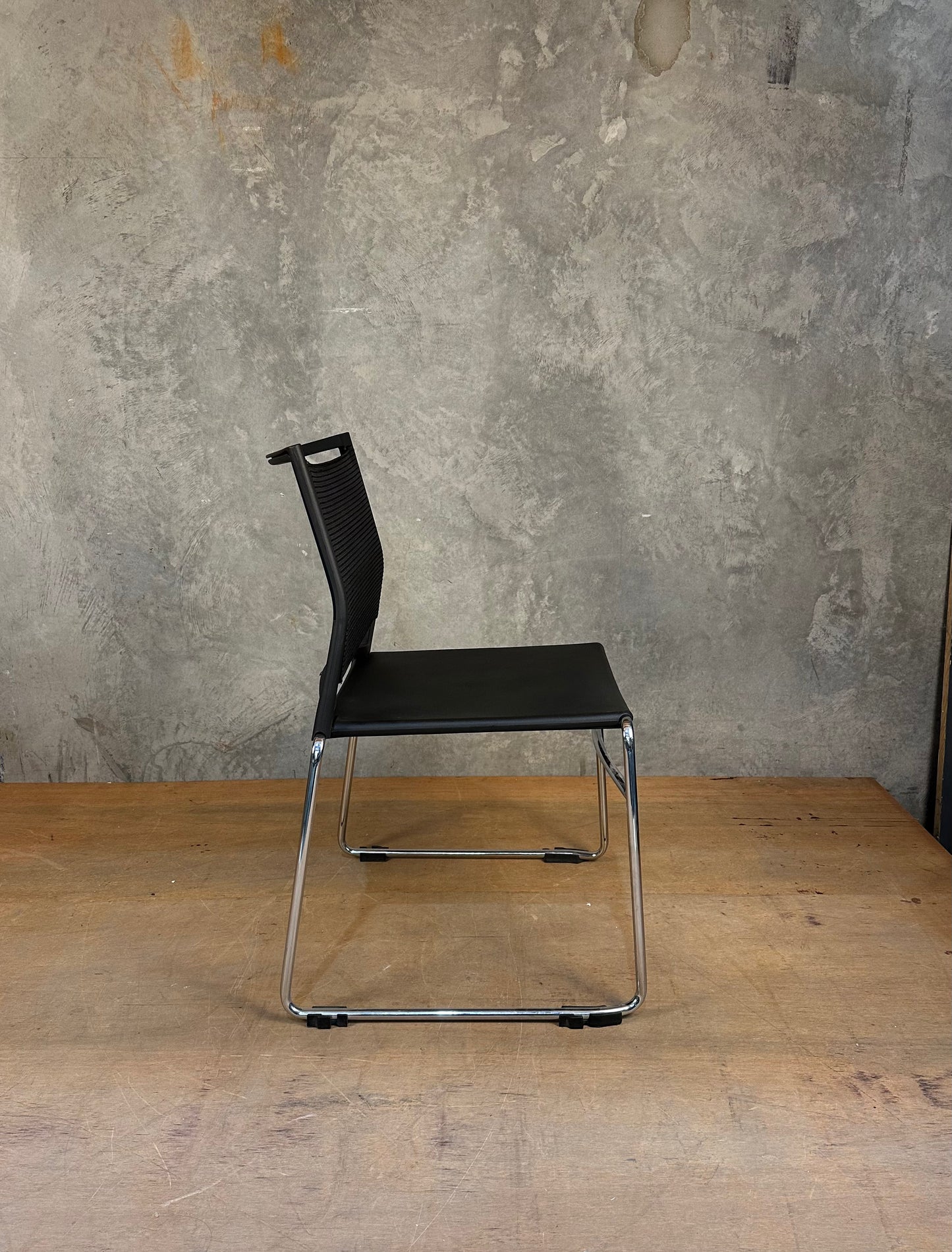 Rapidline PMV-BK Stackable Chair