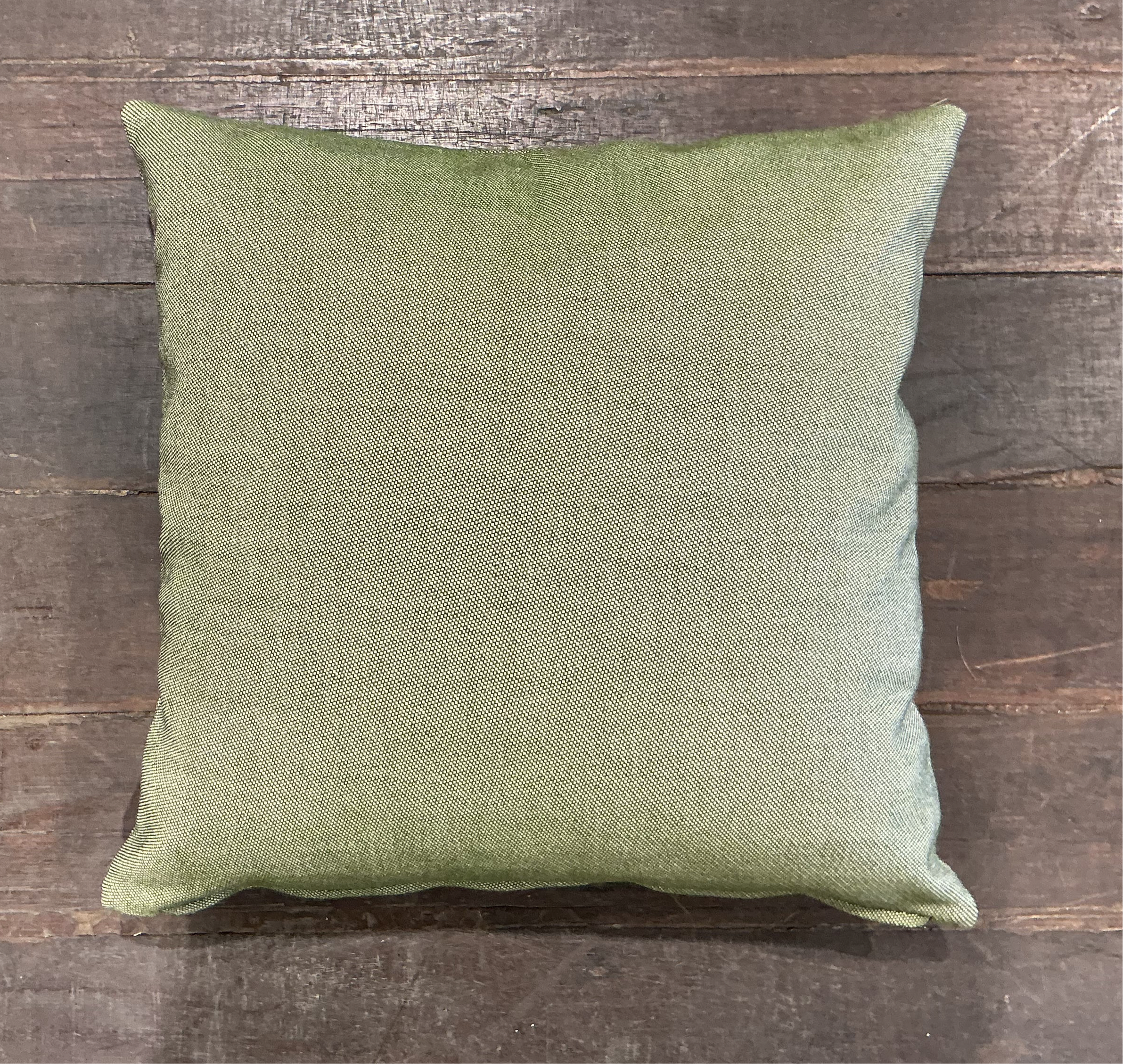 Green Canvas Cushion