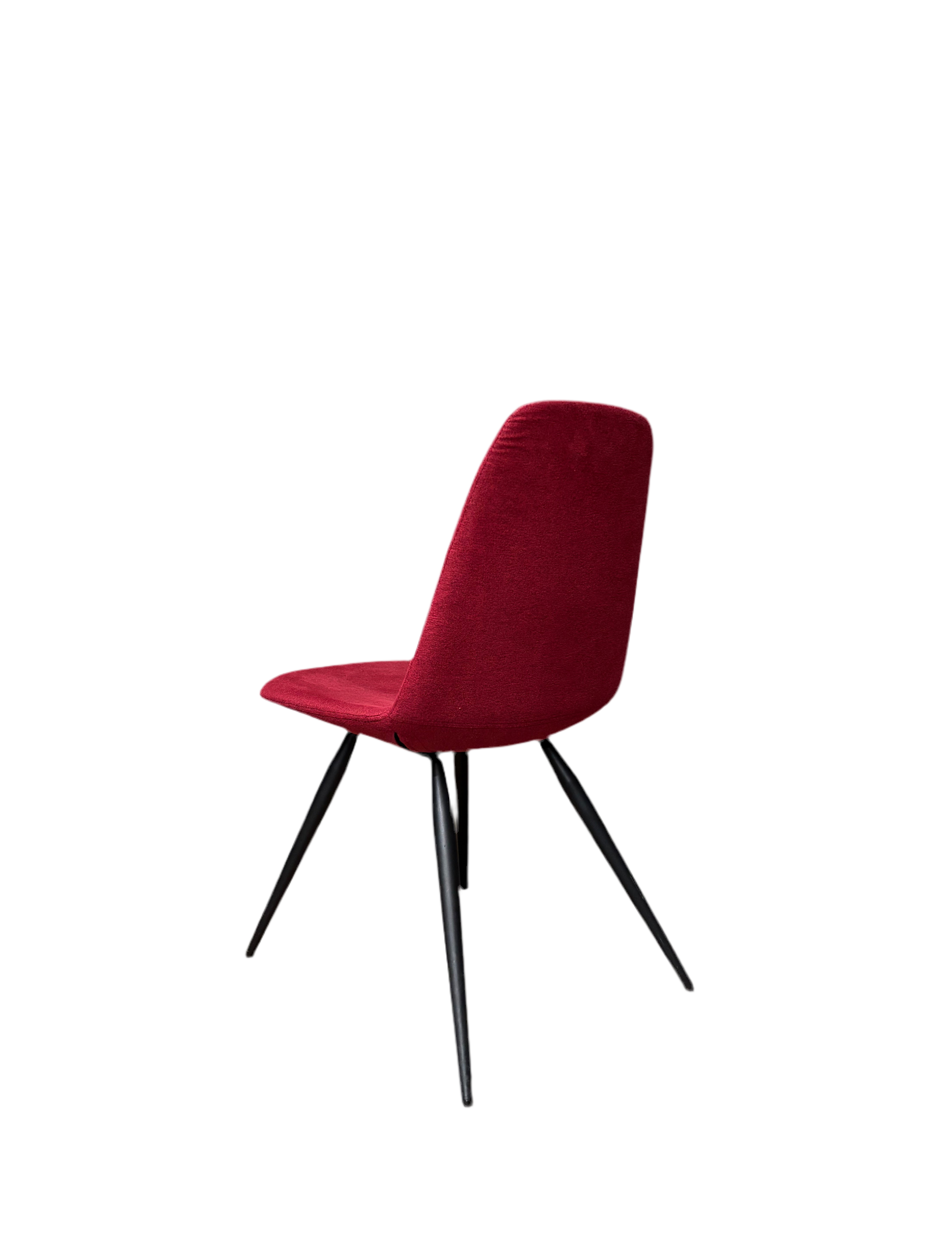 Krost Burgundy Upholstered Chair
