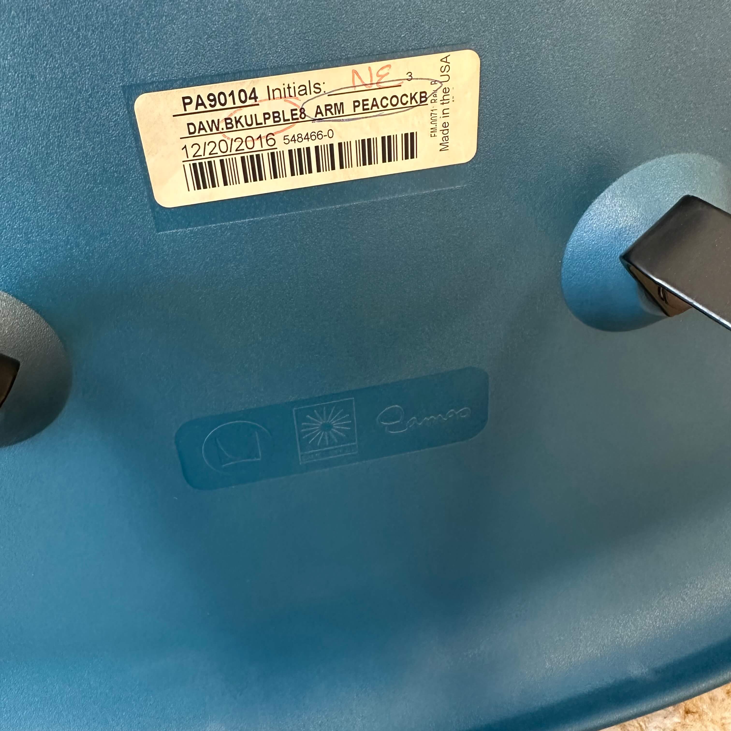 Eames moulded Armchair, Herman Miller