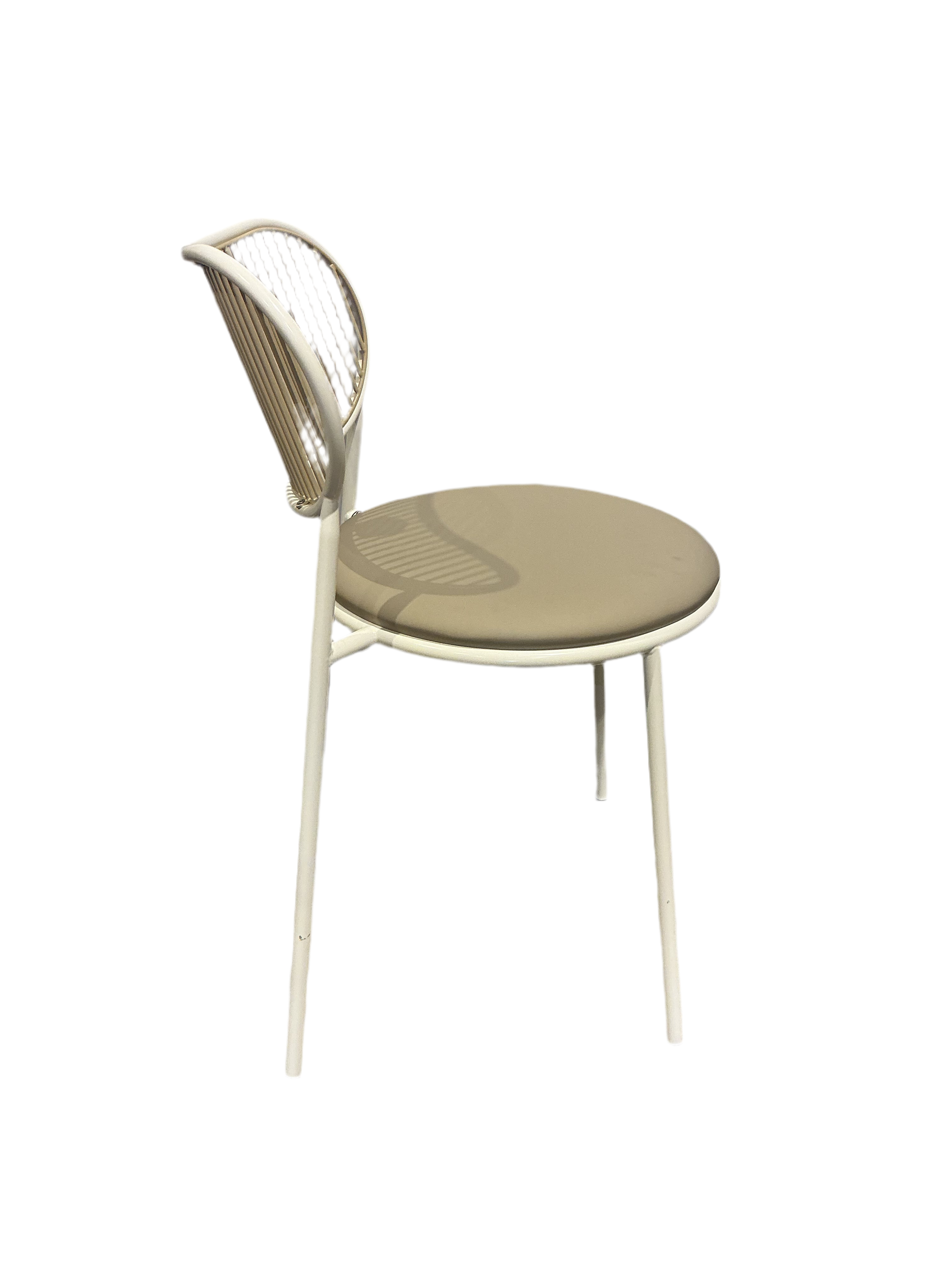 Piper Chair White and Beige, DesignByThem