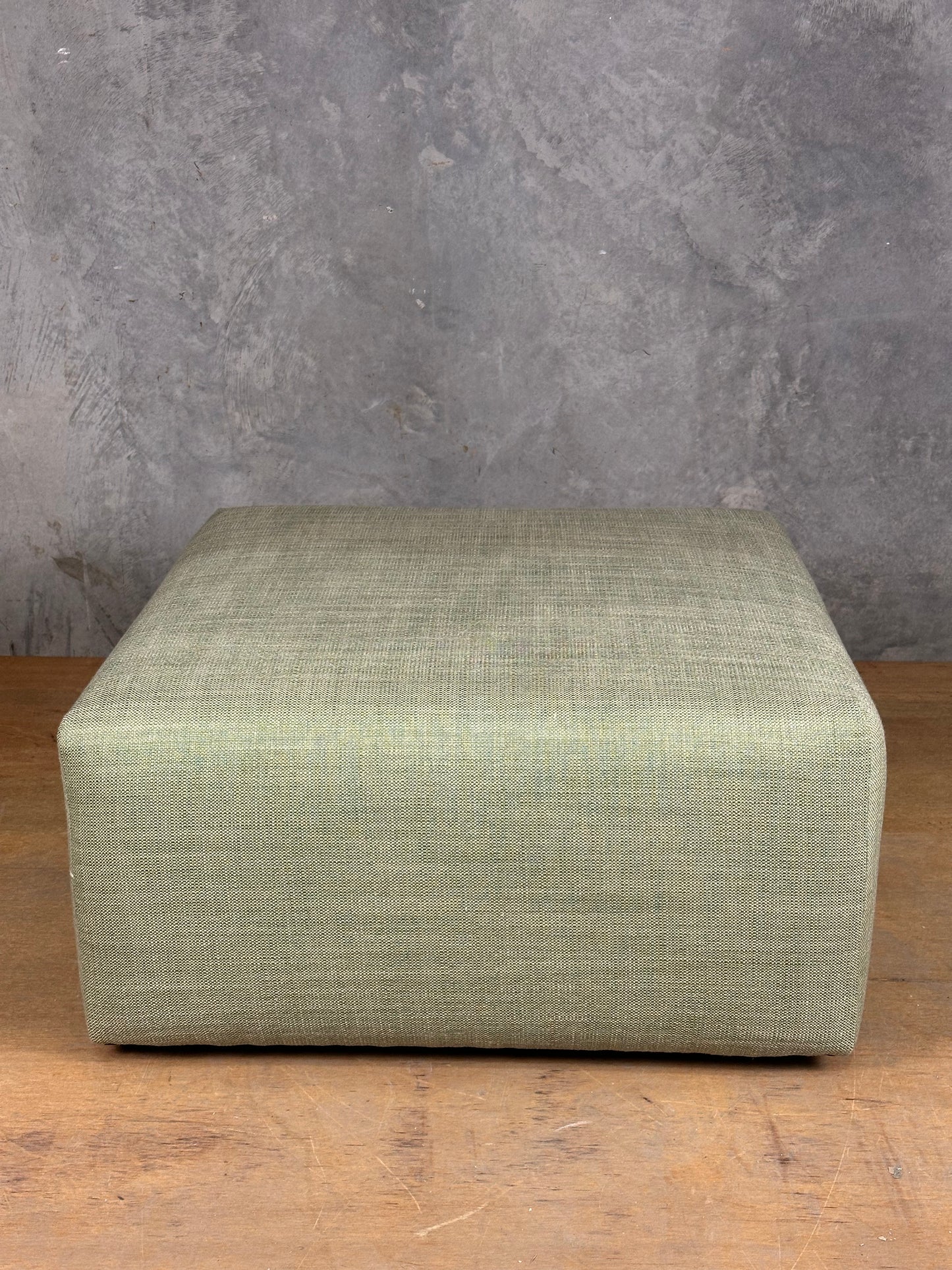 Square Ottoman - Green