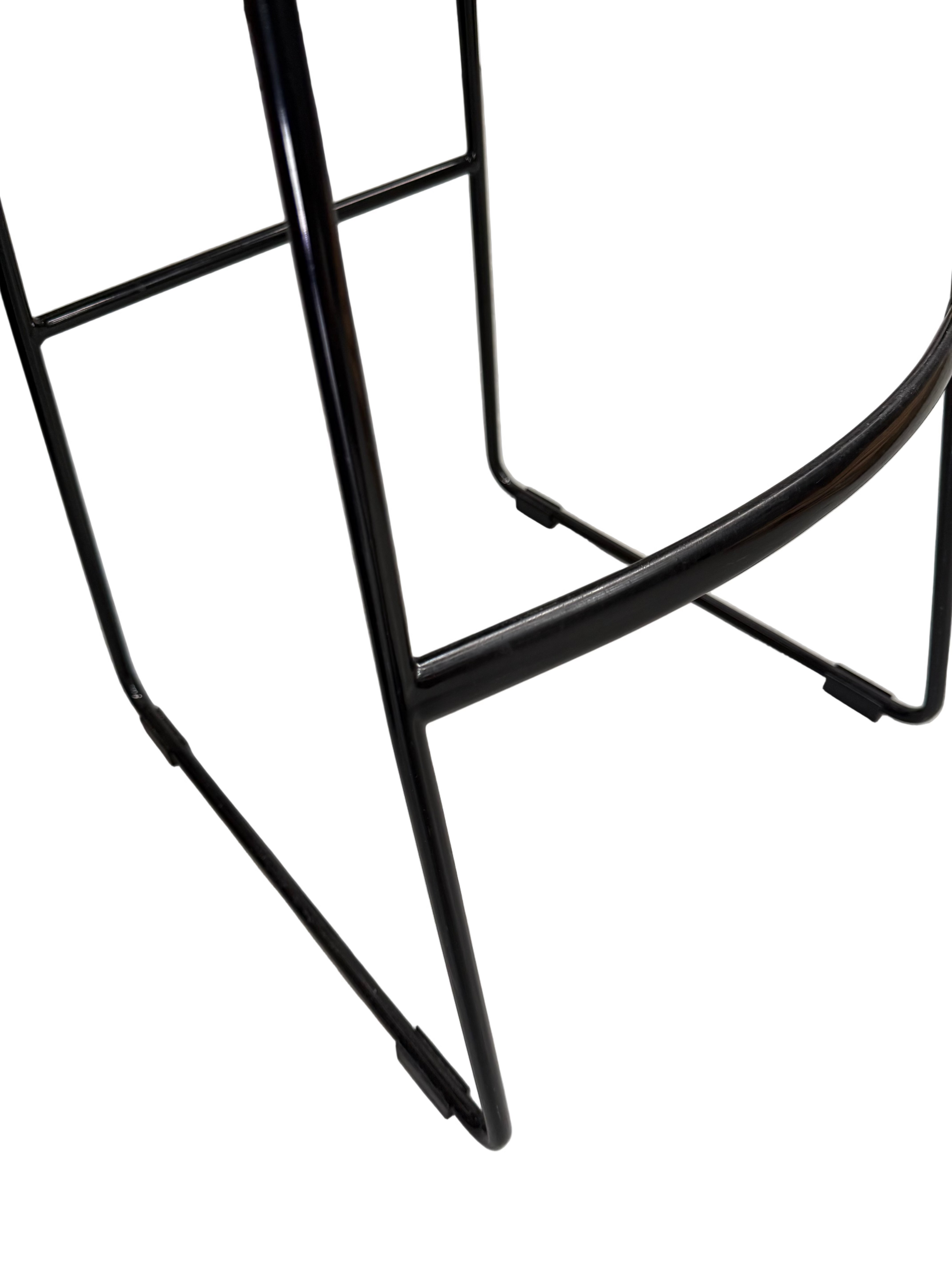 Lottus Black Bar Stool by Enea