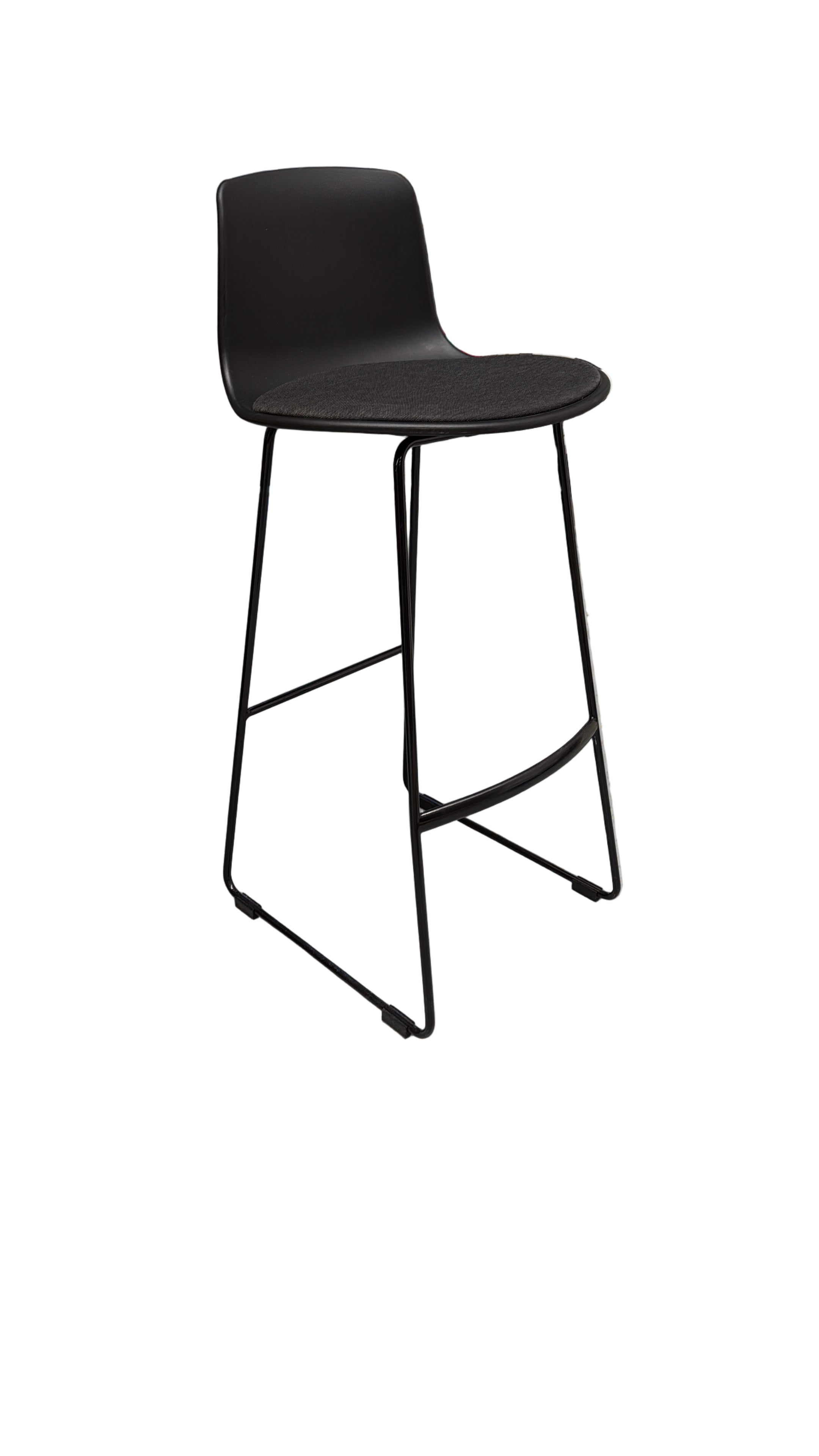 Lottus Black Bar Stool by Enea