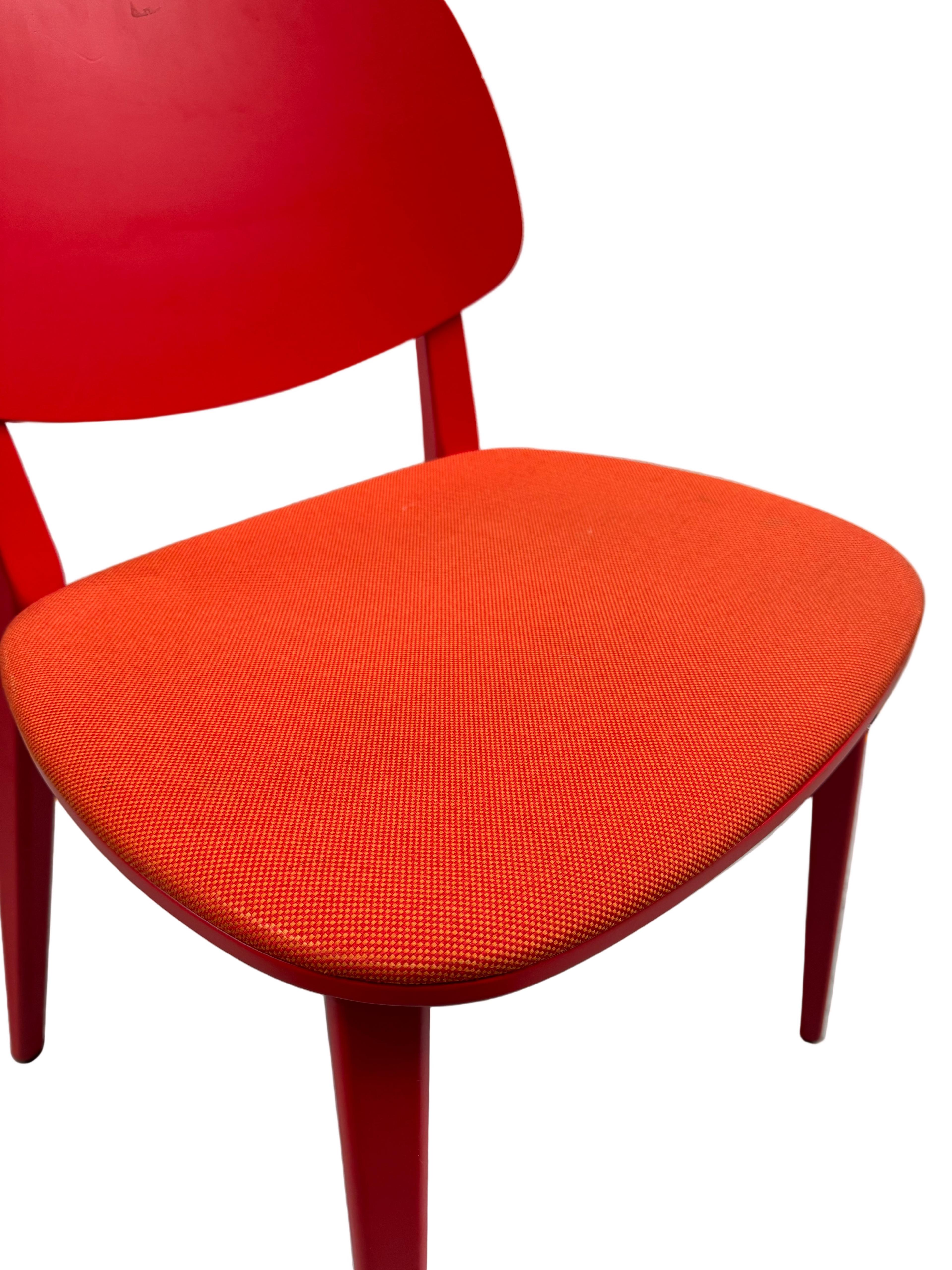 Billiani Red Occassional Dining chair
