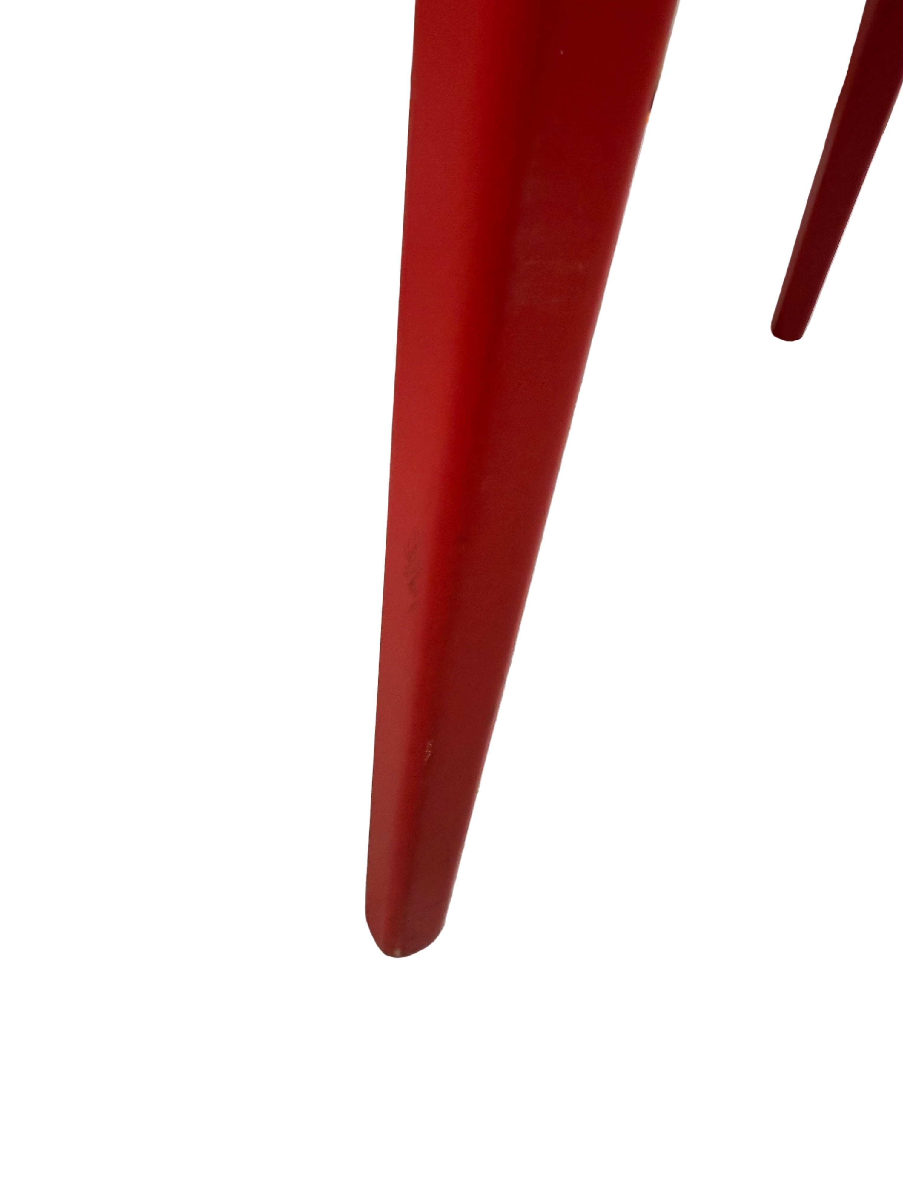 Billiani Red Occassional Dining chair