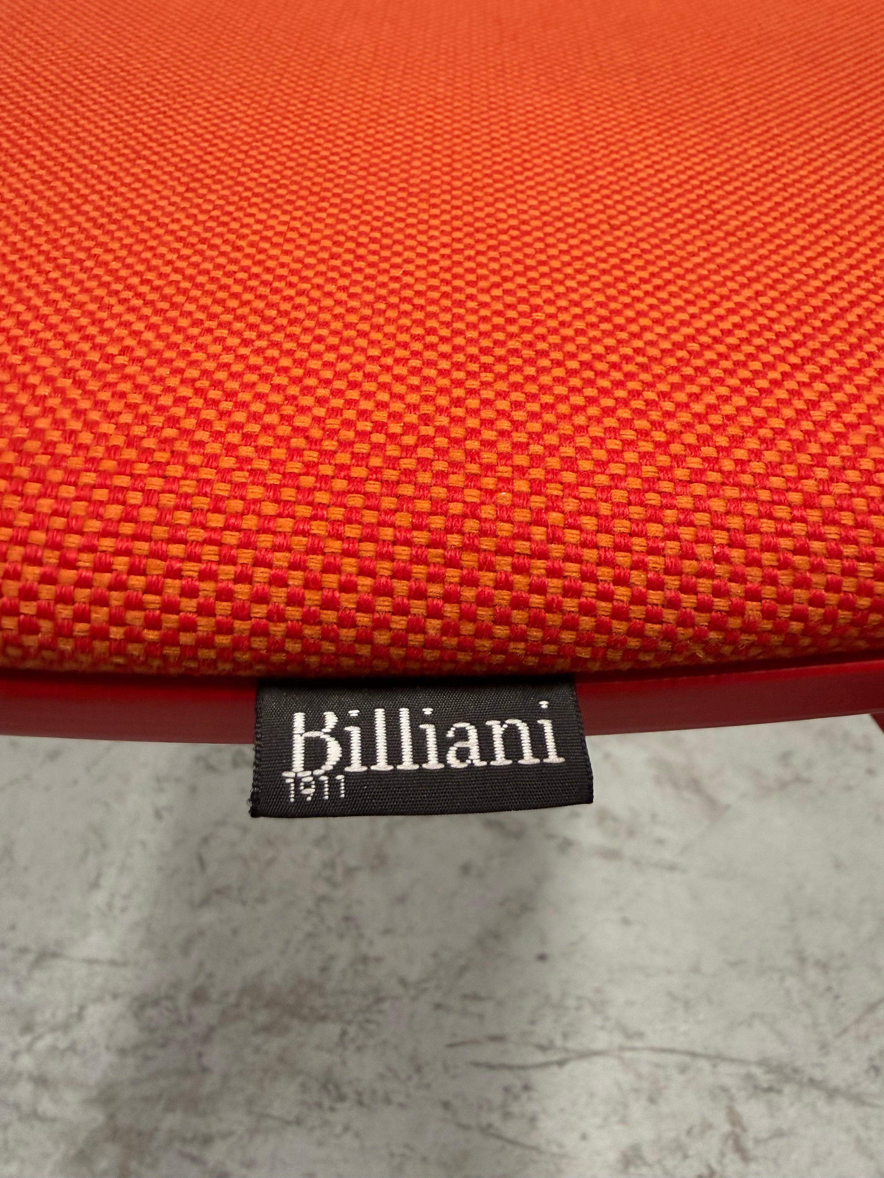 Billiani Red Occassional Dining chair