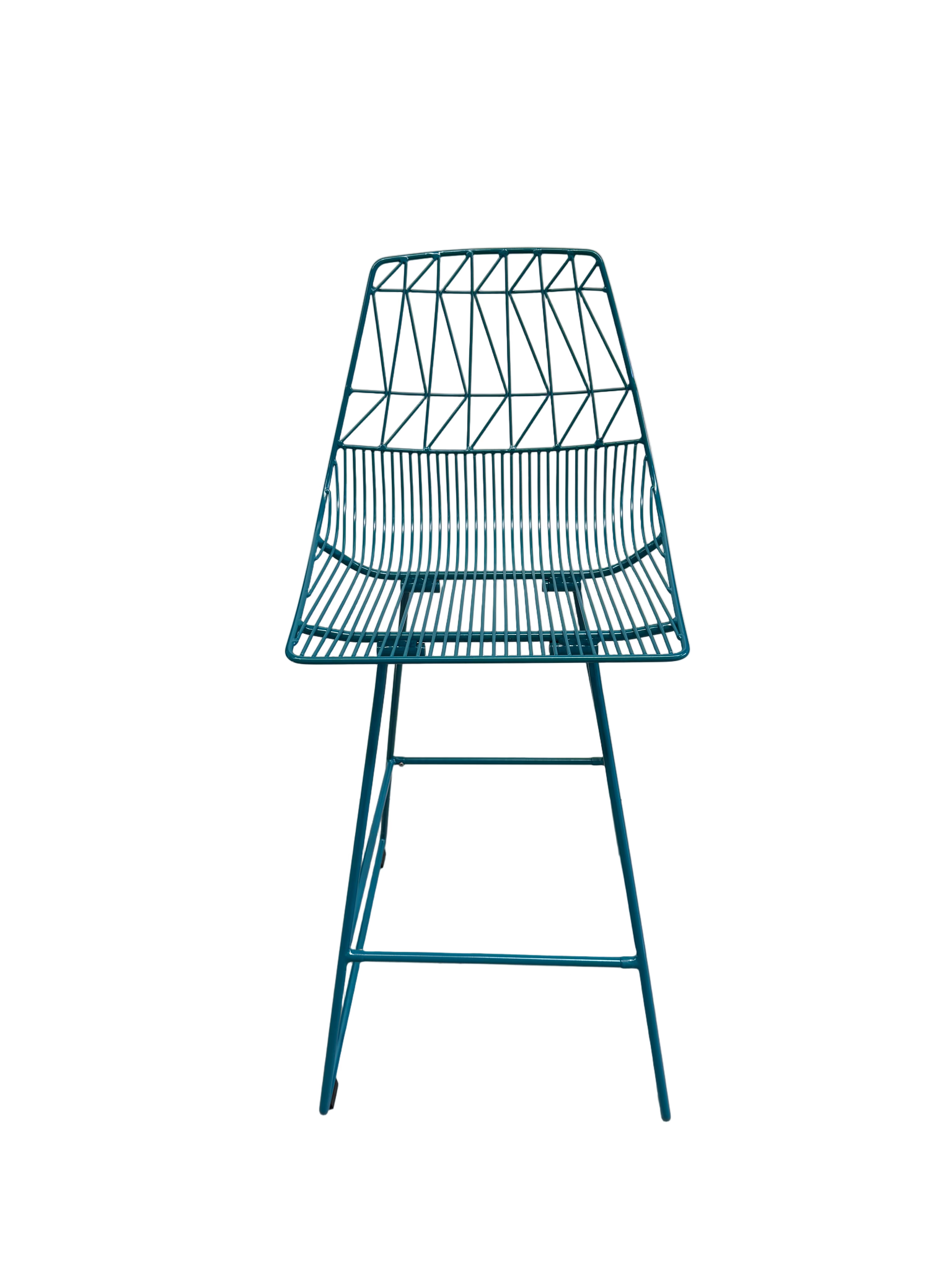 Bend Counter Stool Peacock Blue