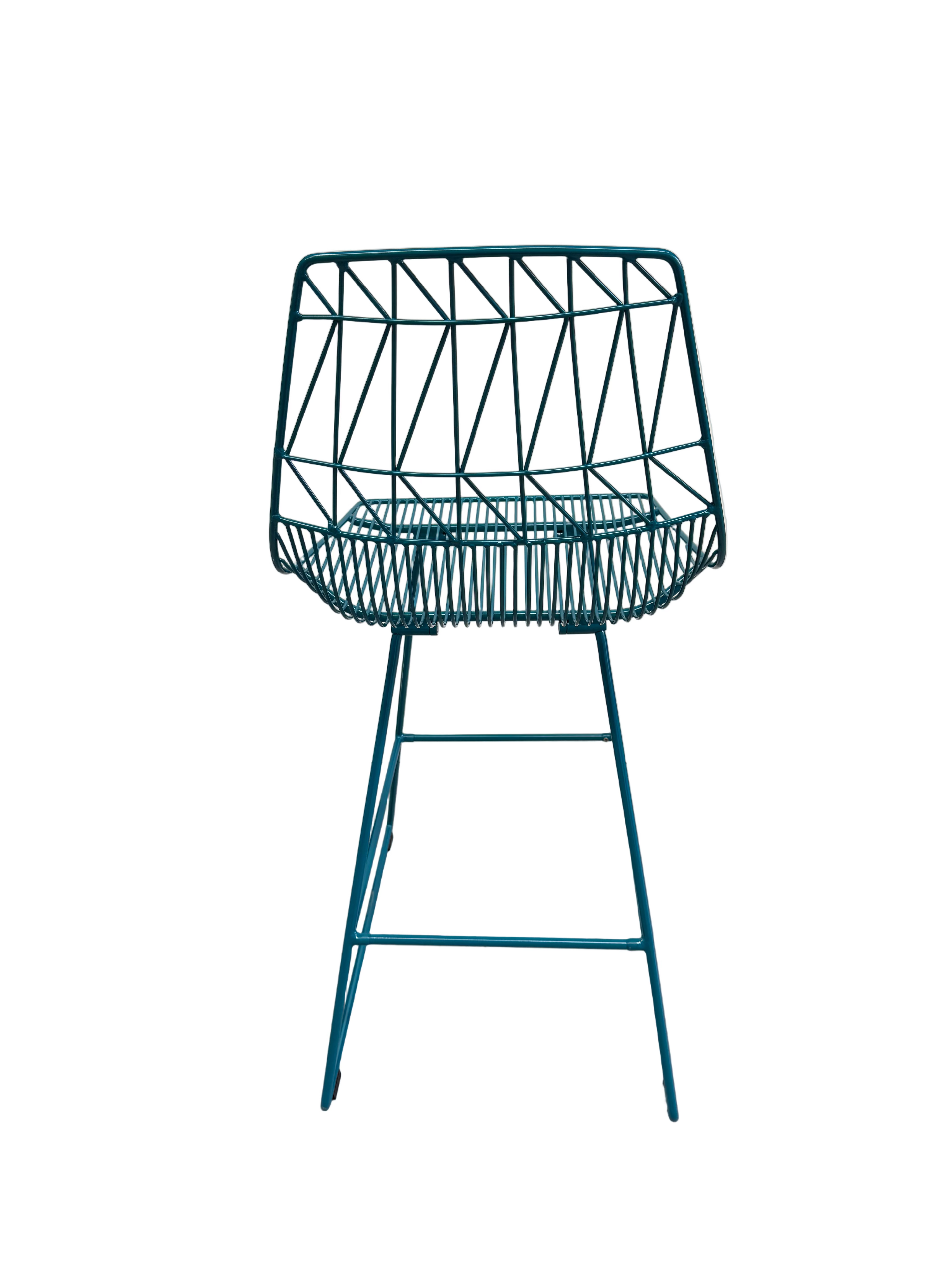 Bend Counter Stool Peacock Blue