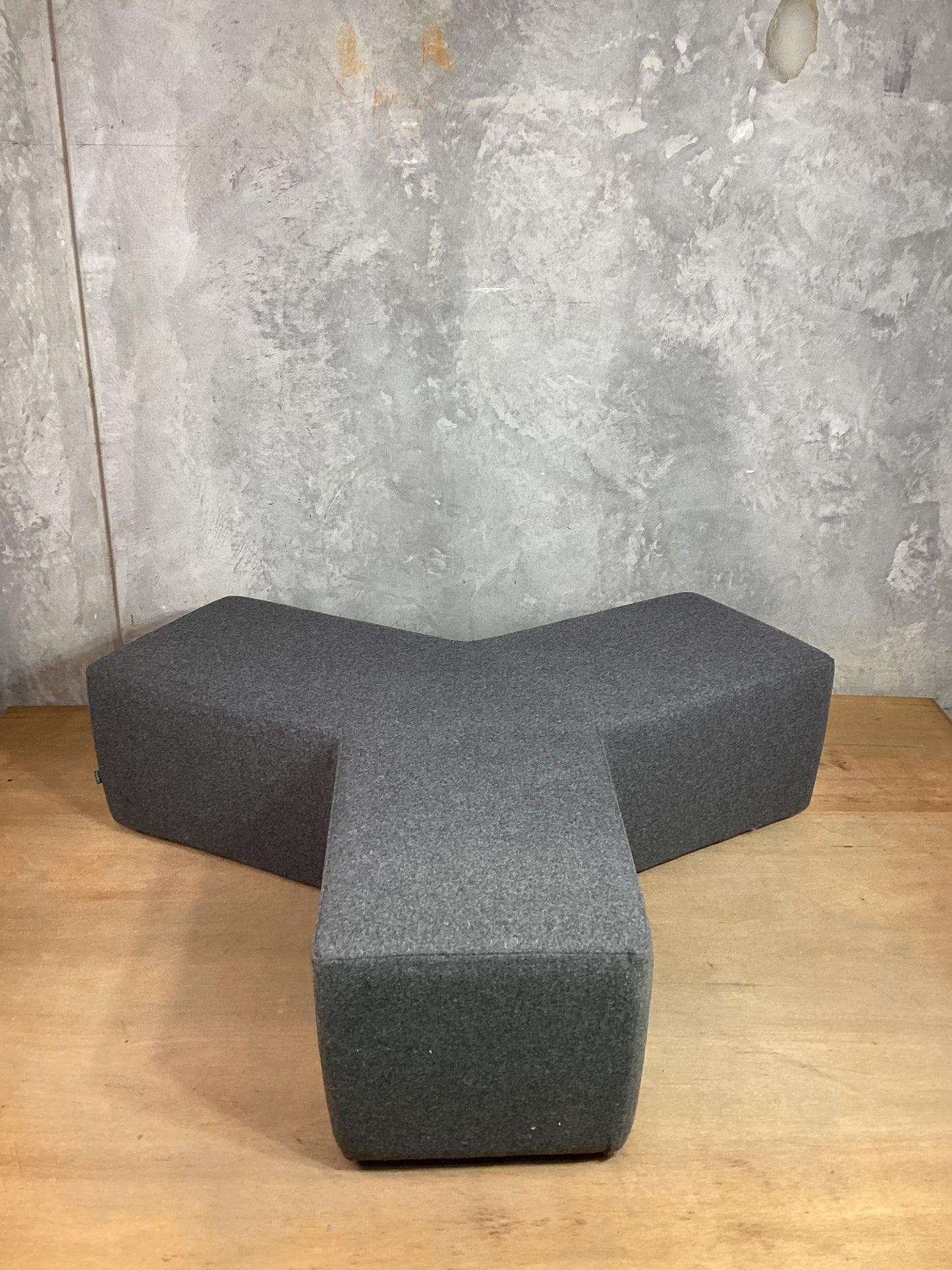 Fineseat Grey Y Shaped Ottoman