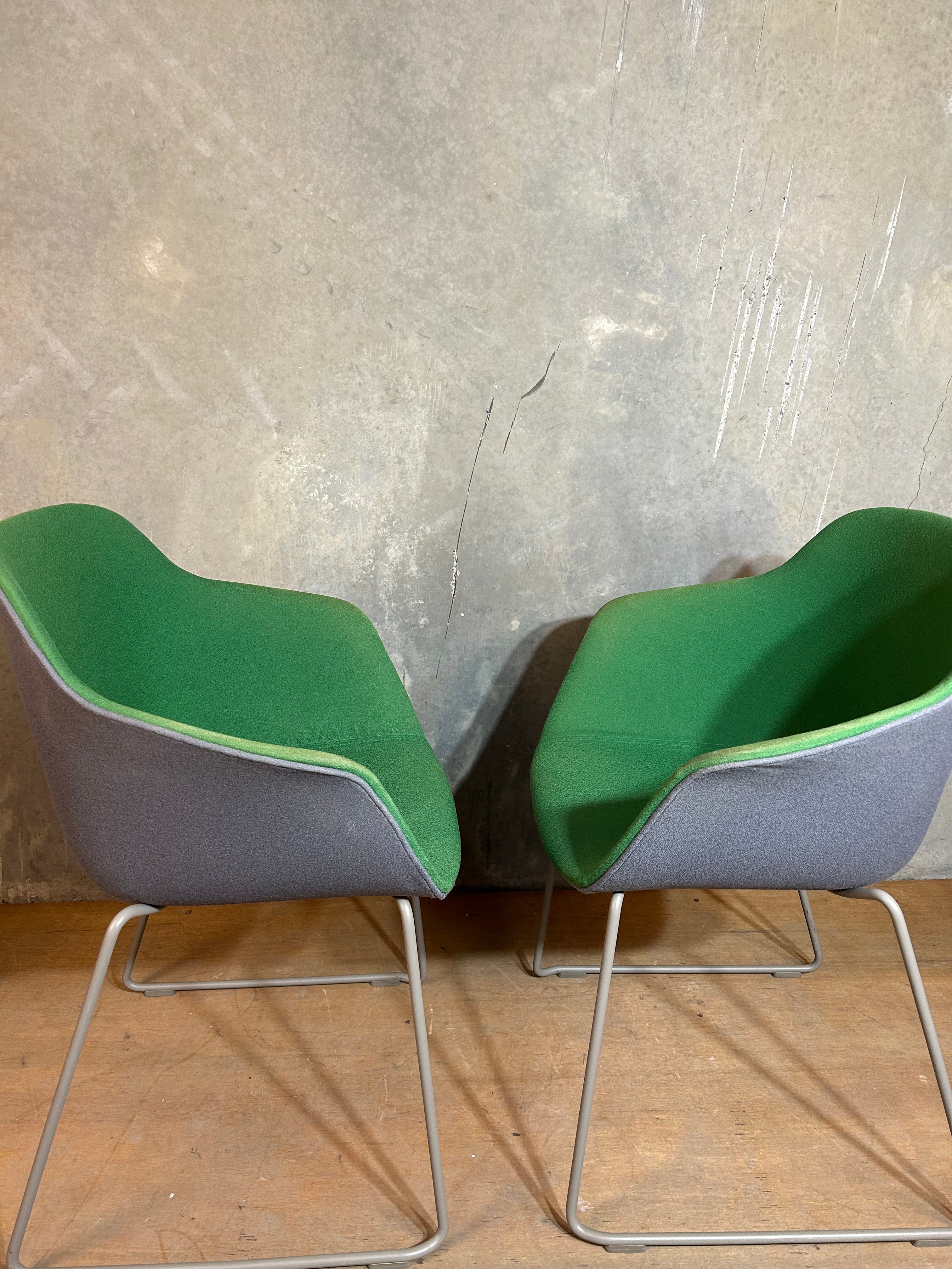 JAC Sled Chair Green