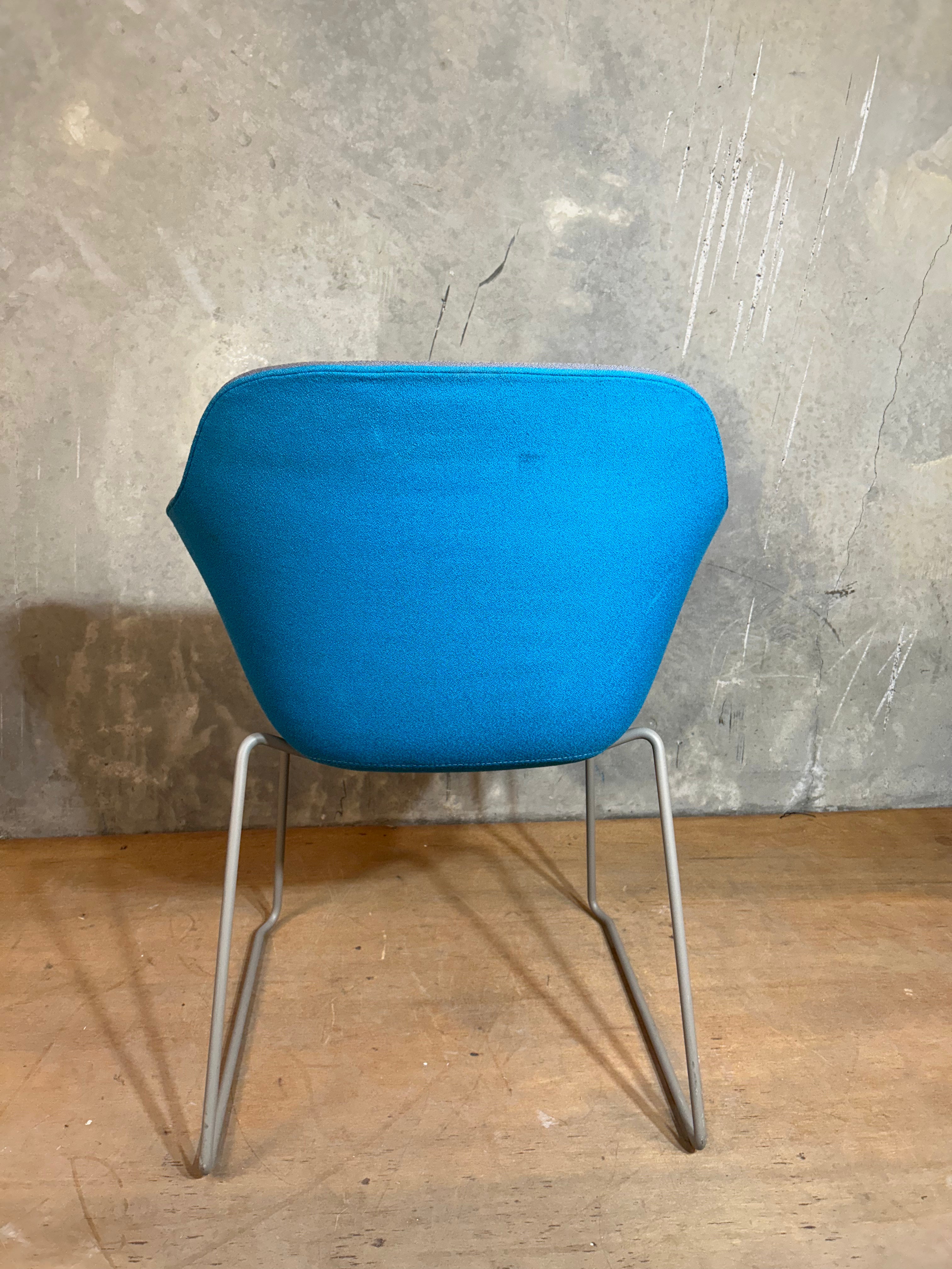 JAC Sled Chair Blue