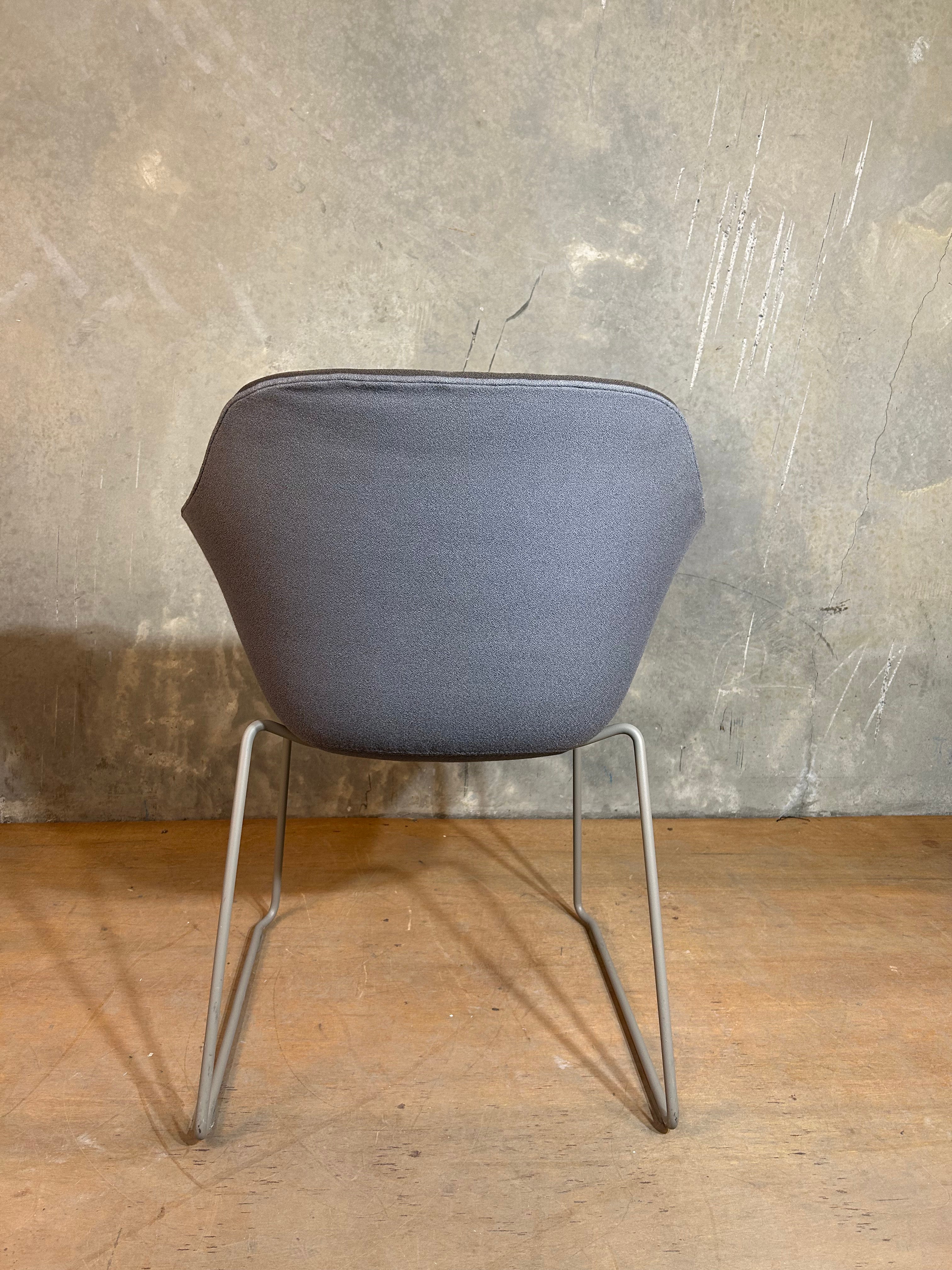 JAC Sled Chair Brown