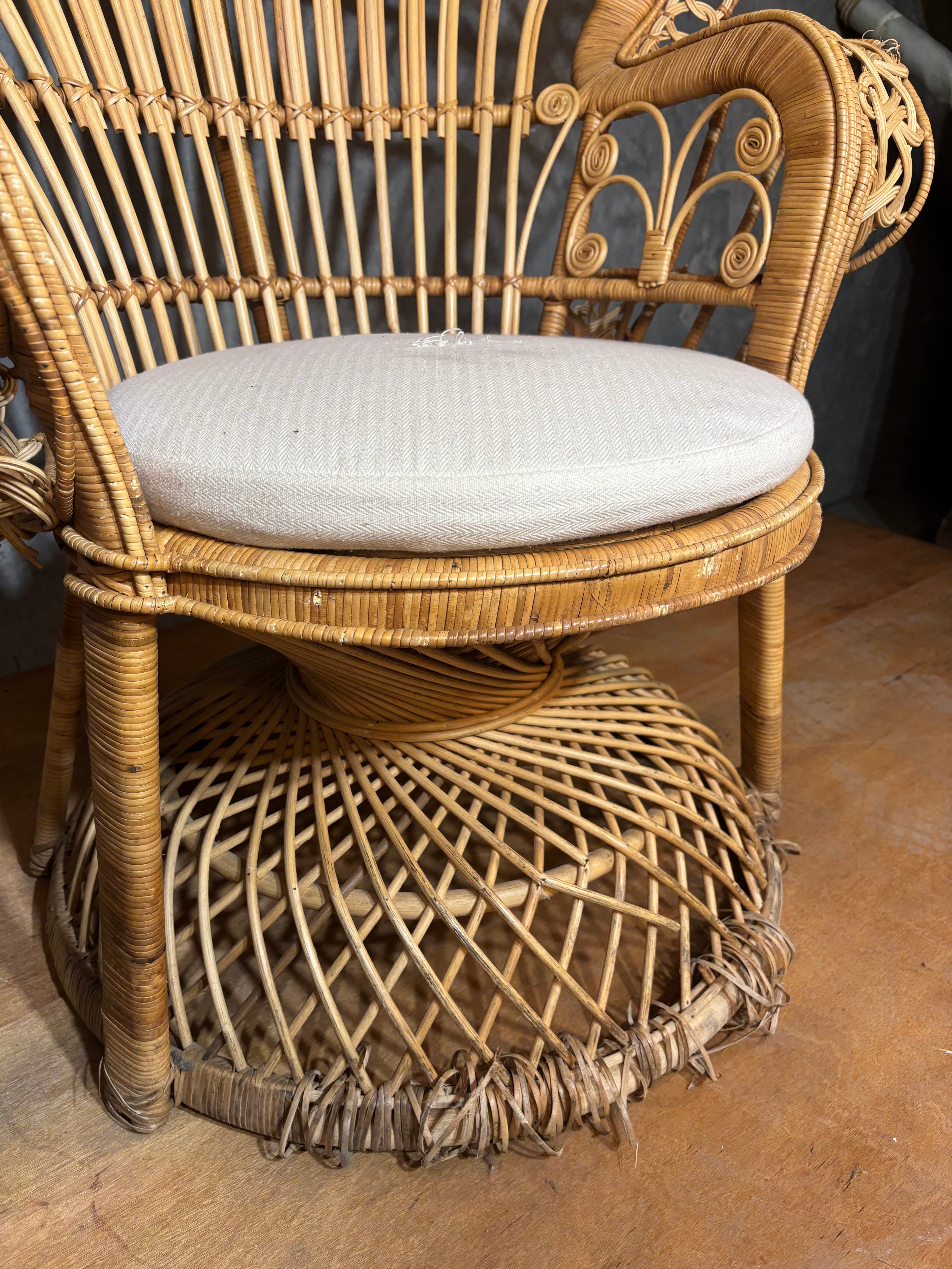 Rattan Peacock Chair