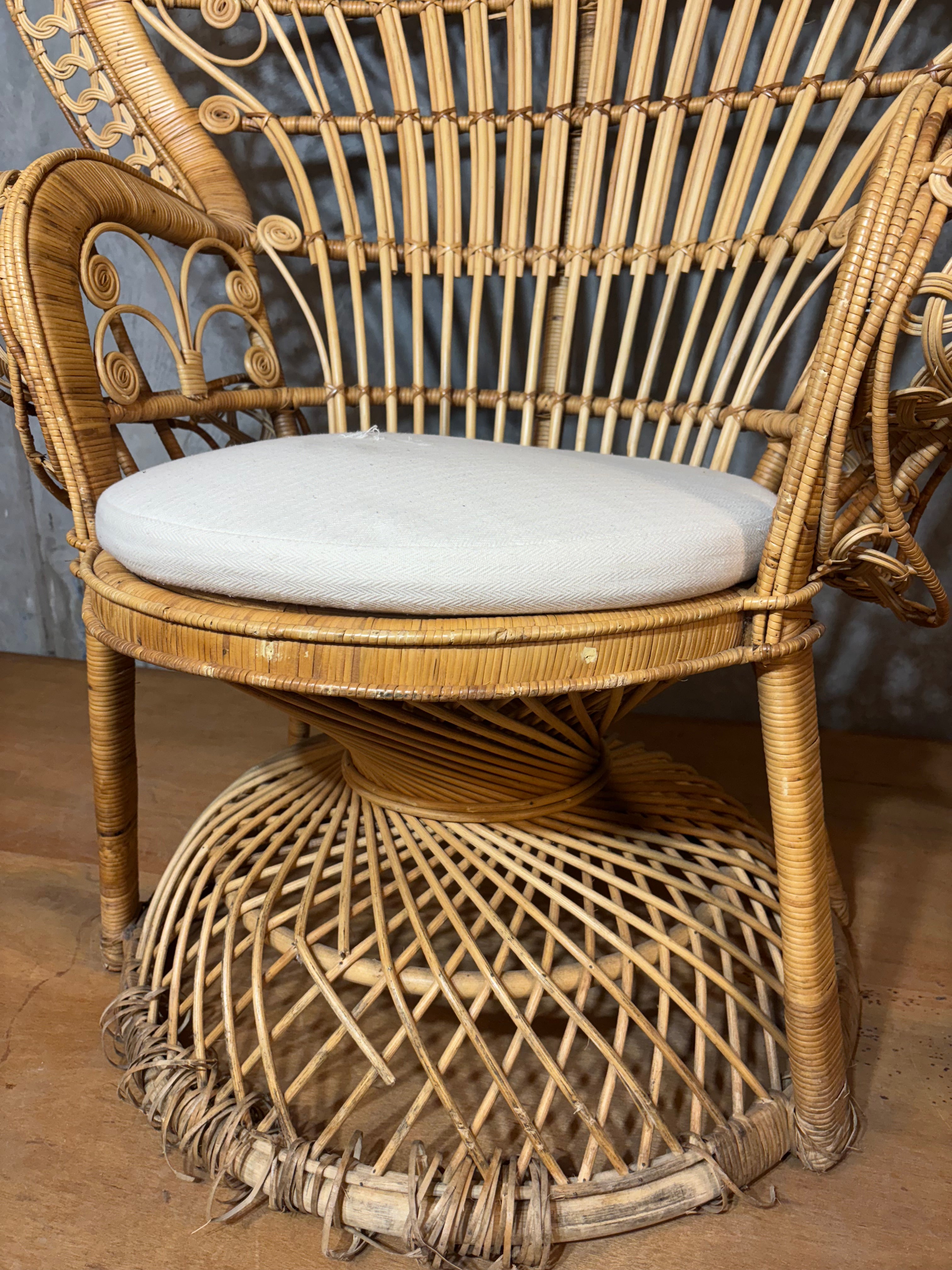 Rattan Peacock Chair