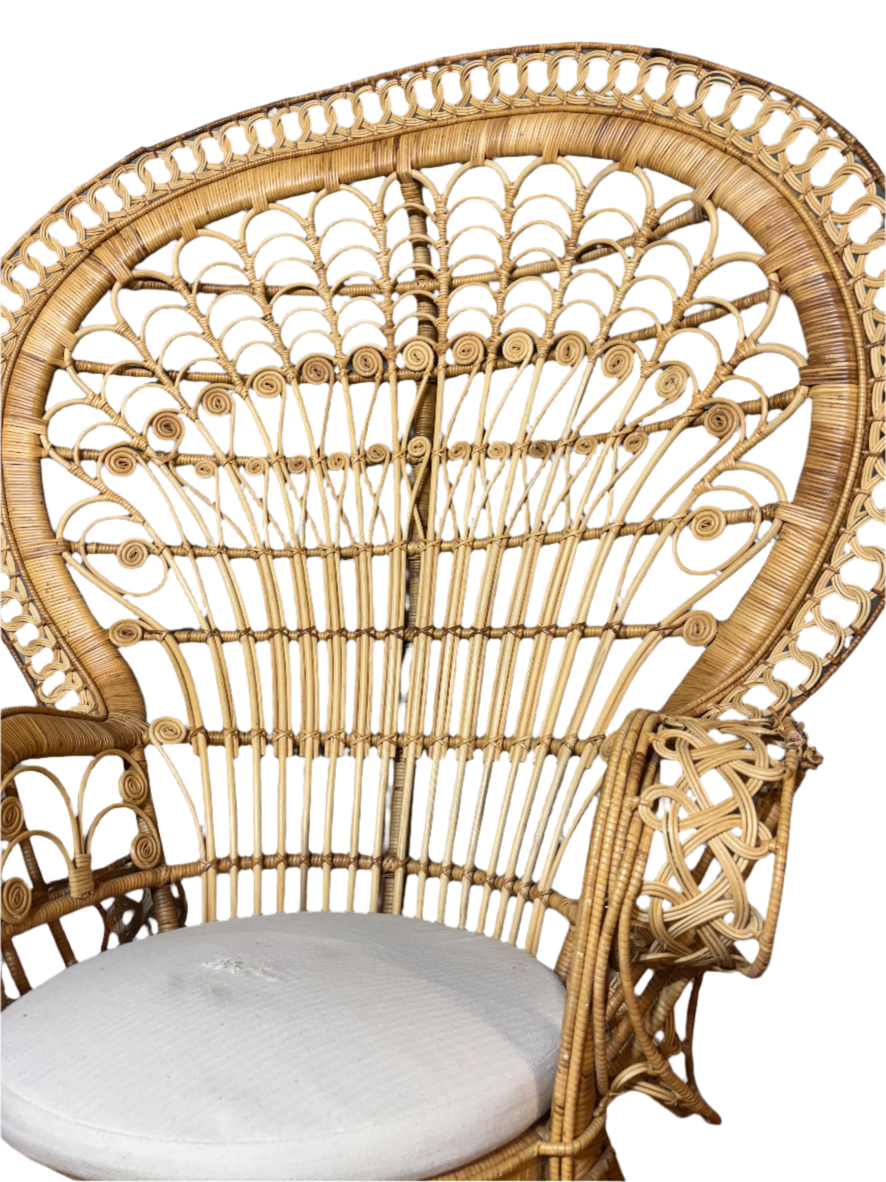 Rattan Peacock Chair
