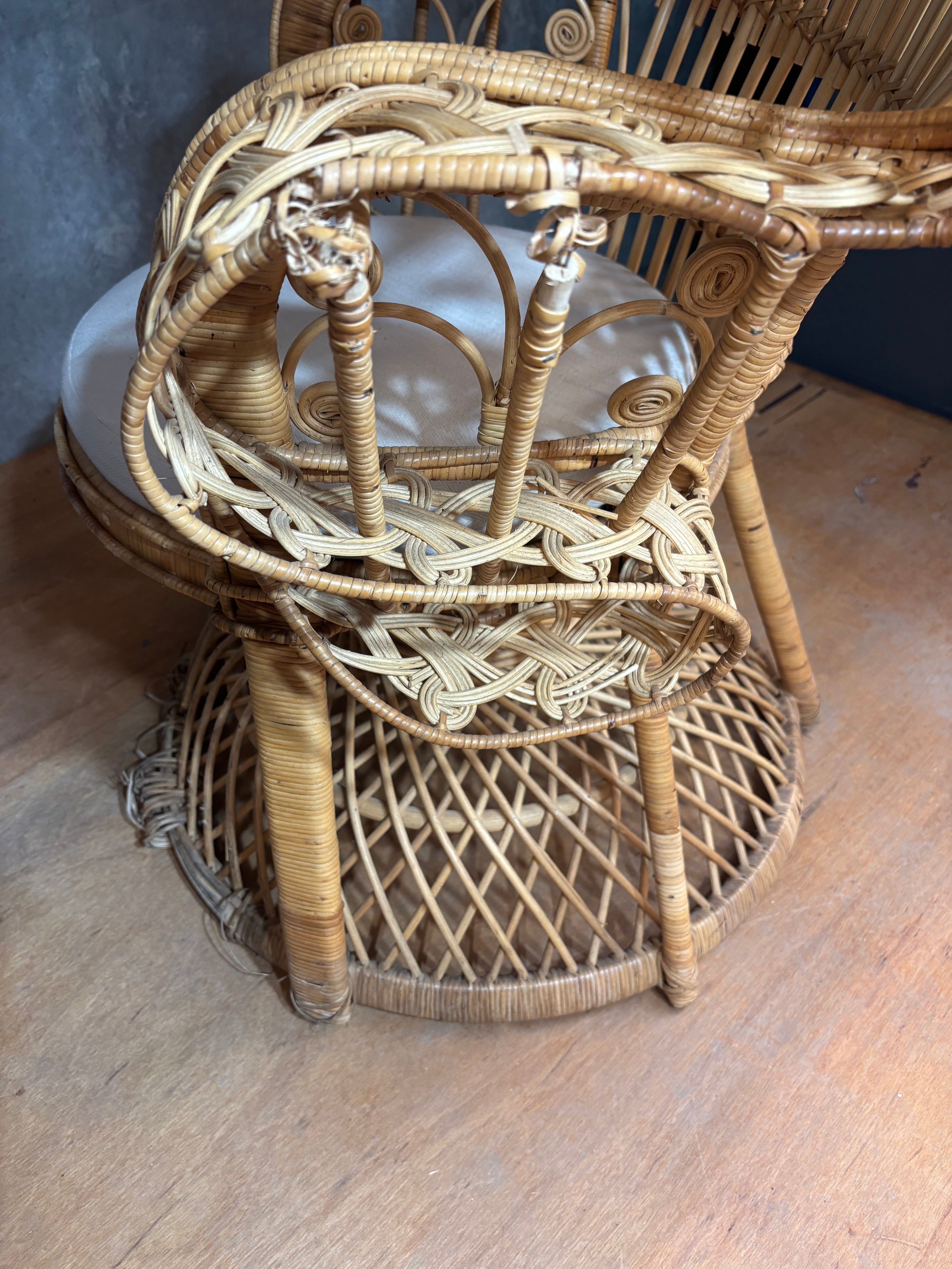 Rattan Peacock Chair