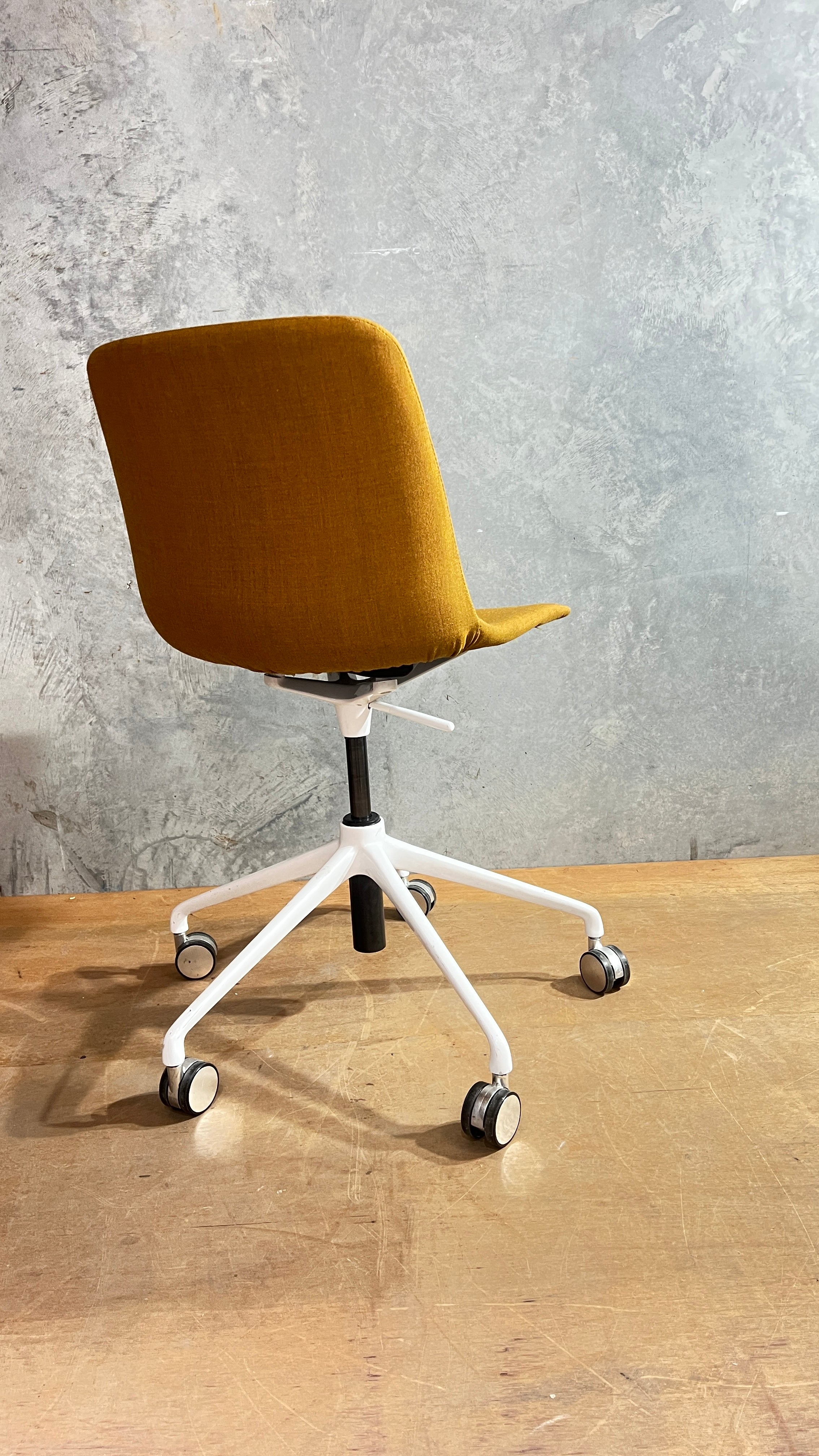 Wynya Unica Desk Chair - Ochre coloured