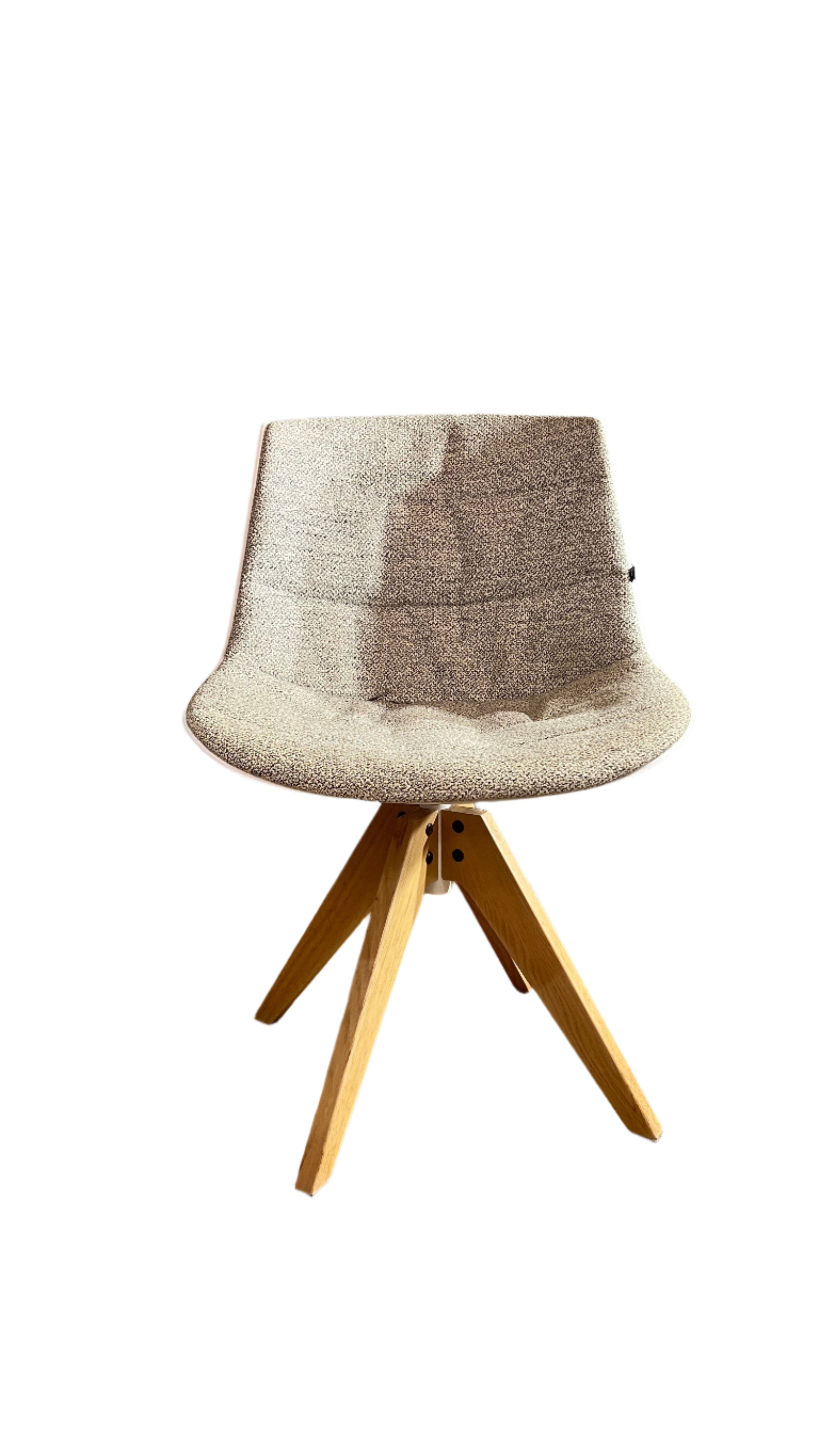 White MDF FLOW chair, made in Italy