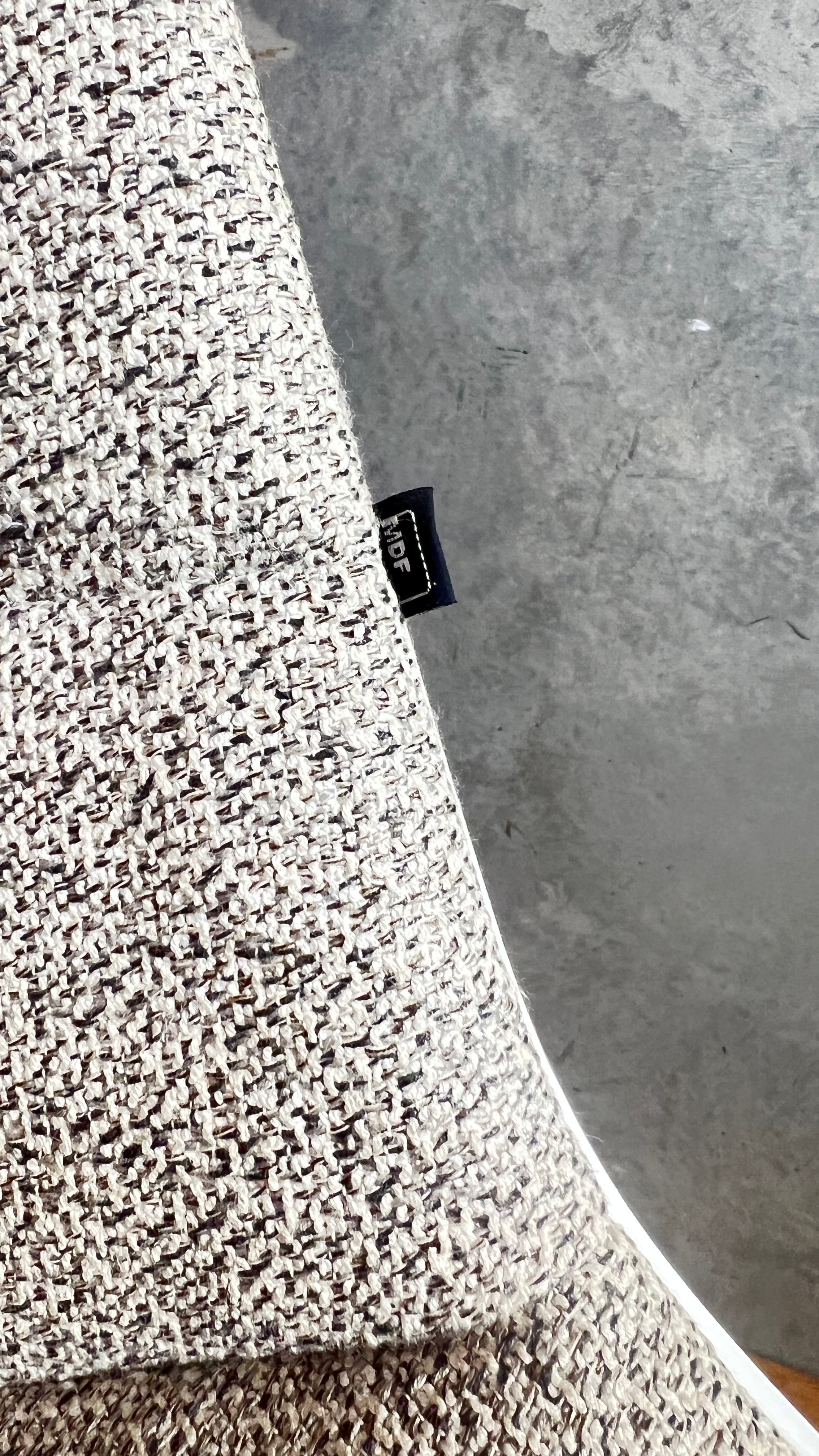 White MDF FLOW chair, made in Italy