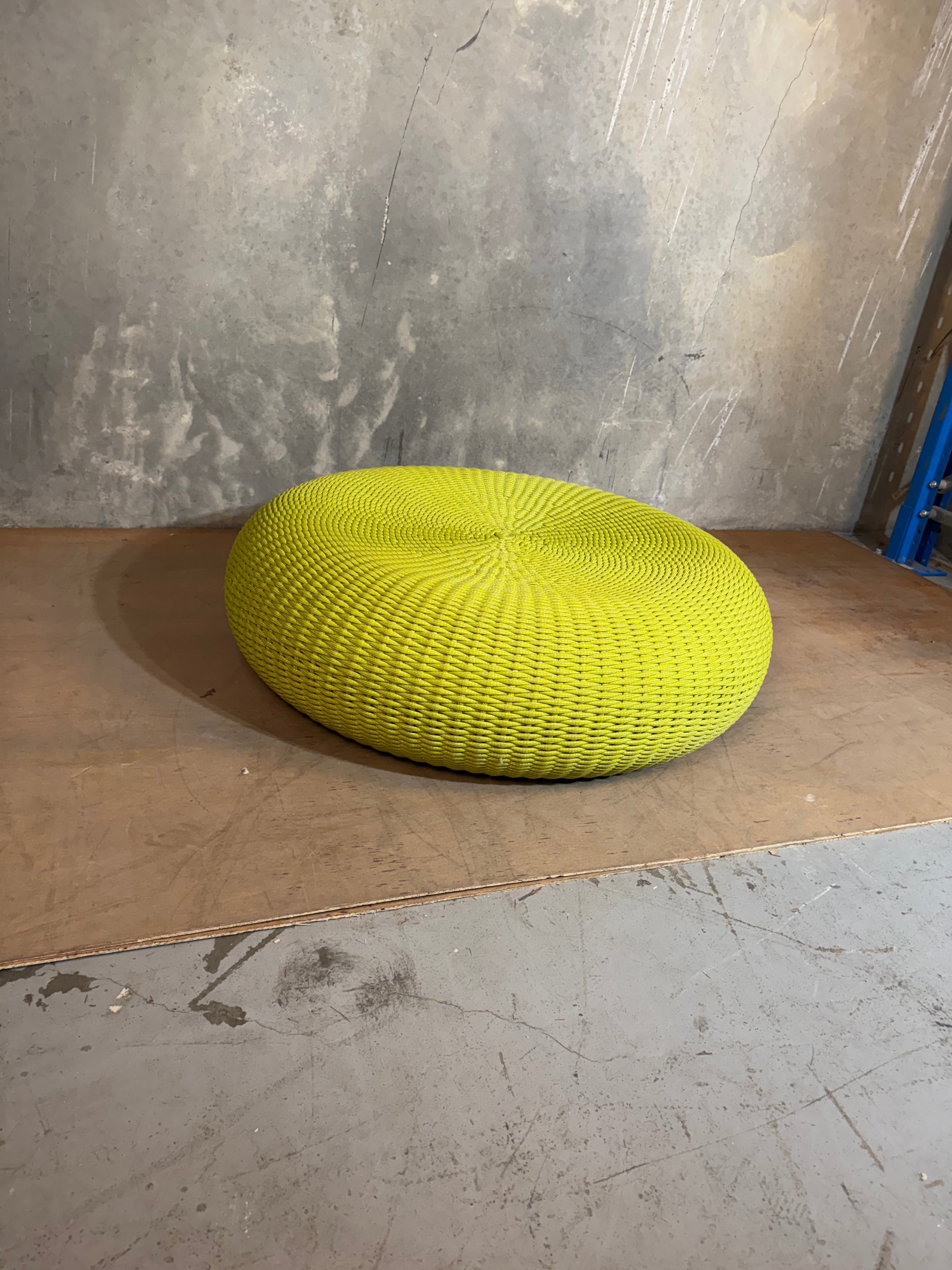 Paula Lenti Shell Roped Poof