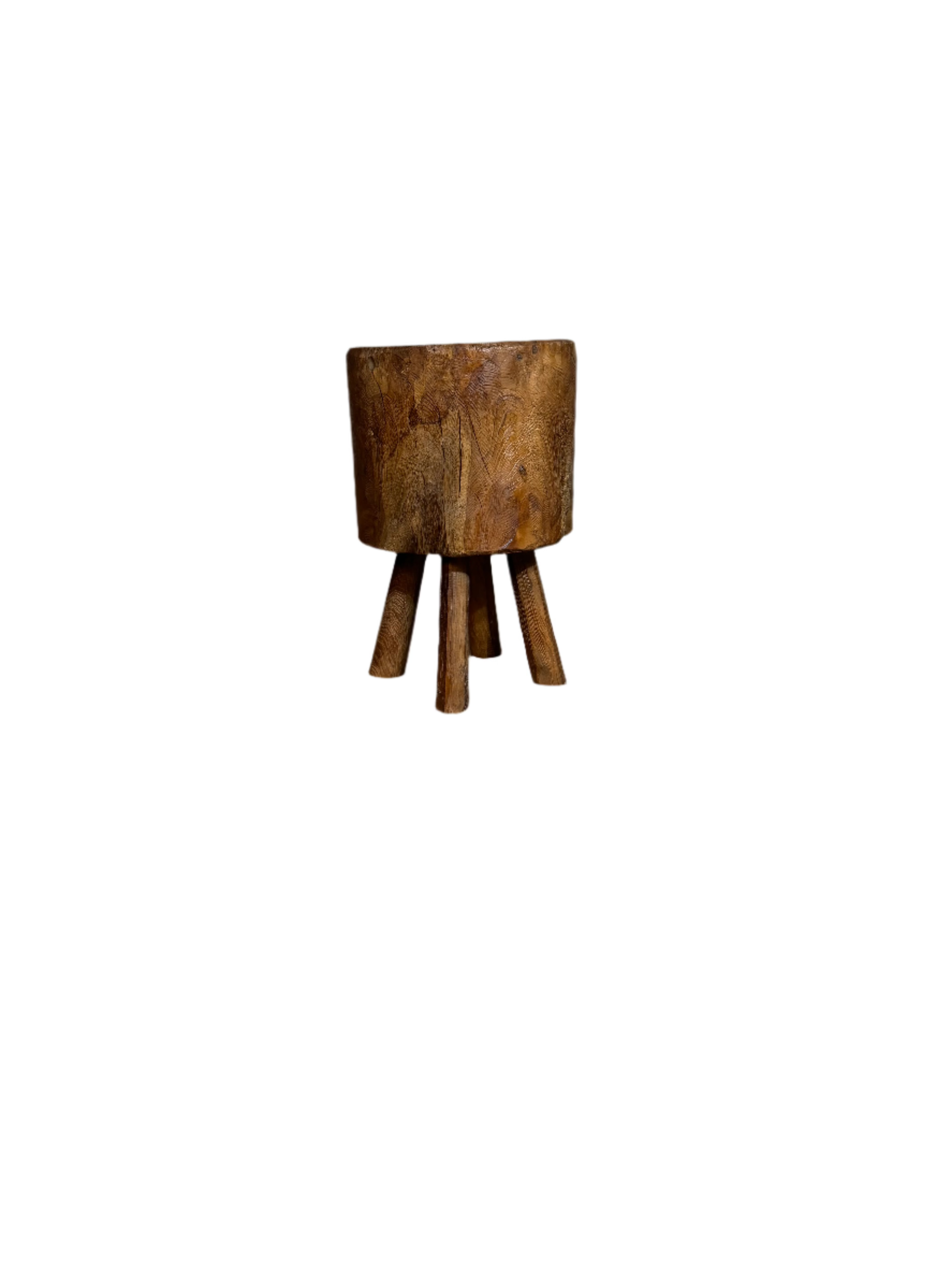 Recycled Teak Timber Stool