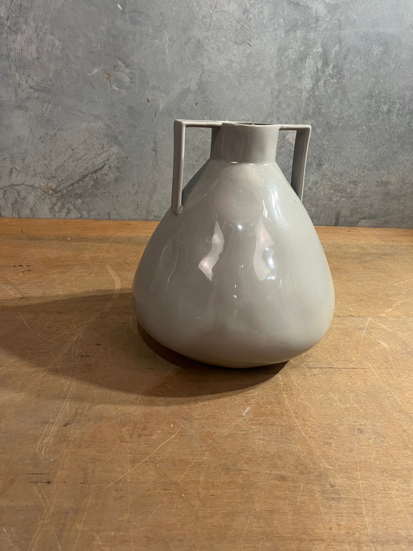 Ceramic vase with handles