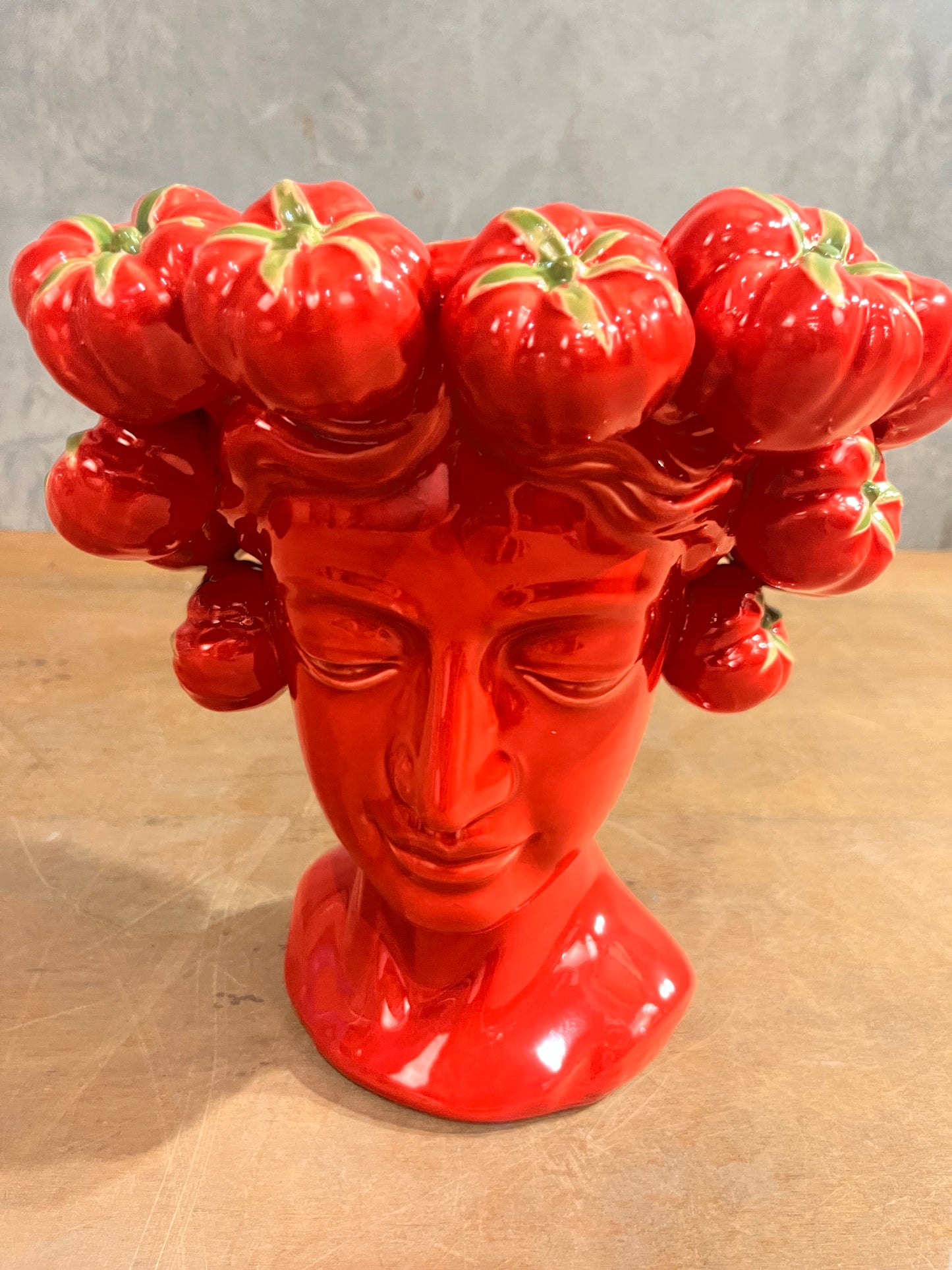 Gigi and Tom 'Tomato Girl' vase