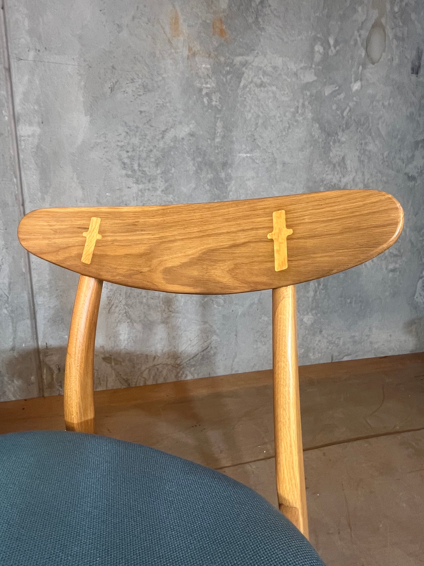 American Oak dining chairs - 4 available