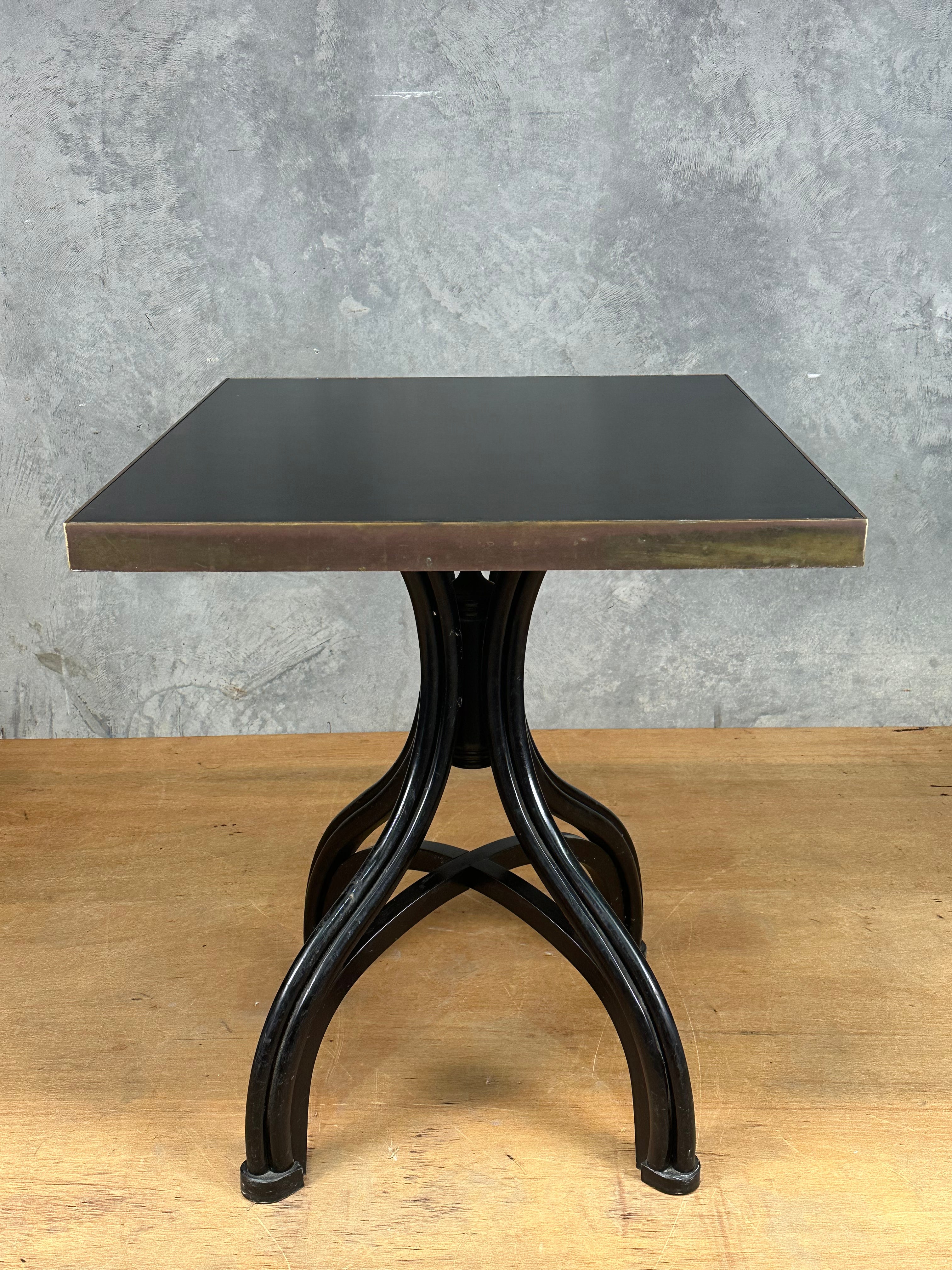 Vintage Cafe Table - Square Black, Thonet