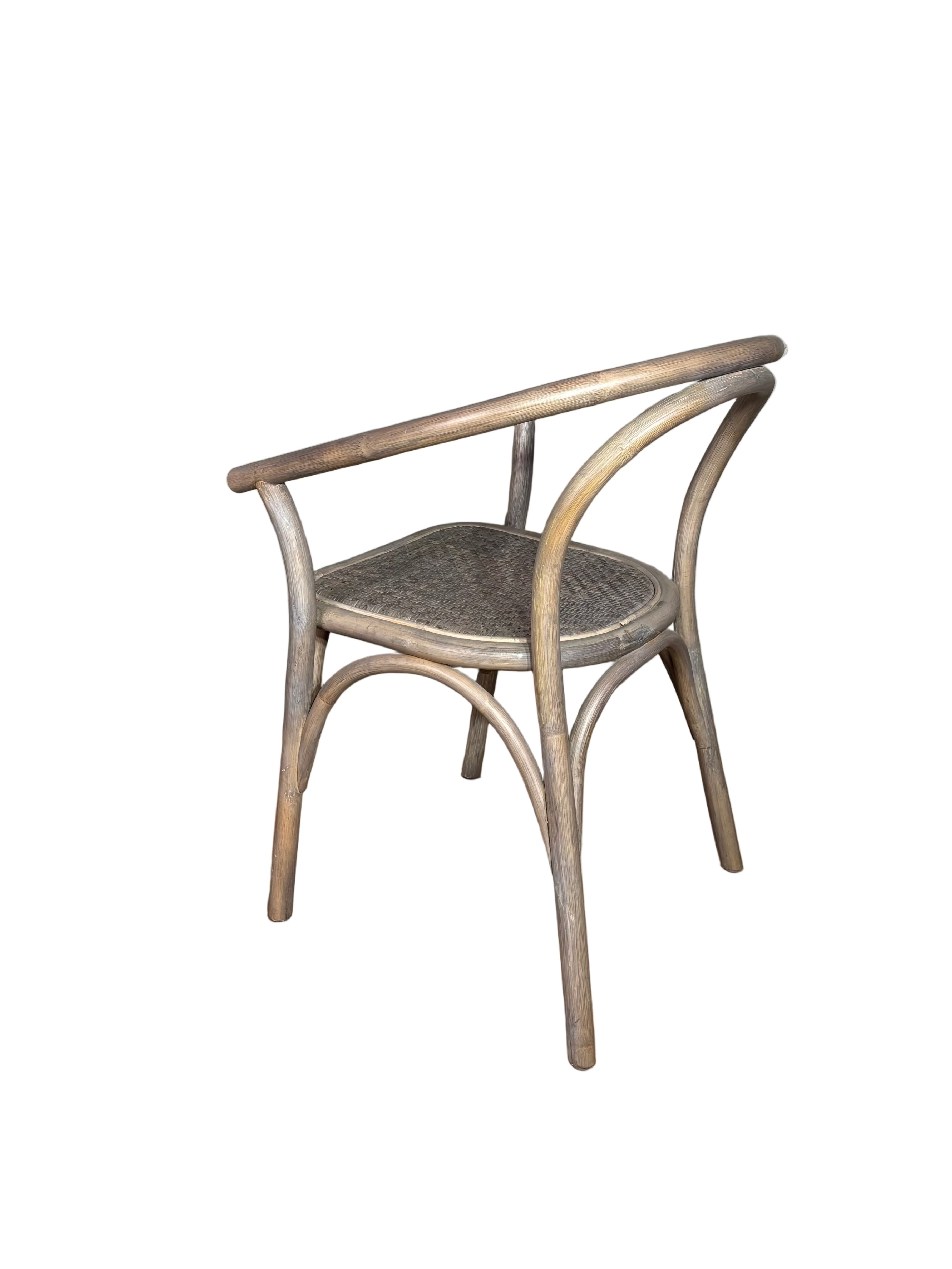 Bentwood Dining chair with Rattan seat