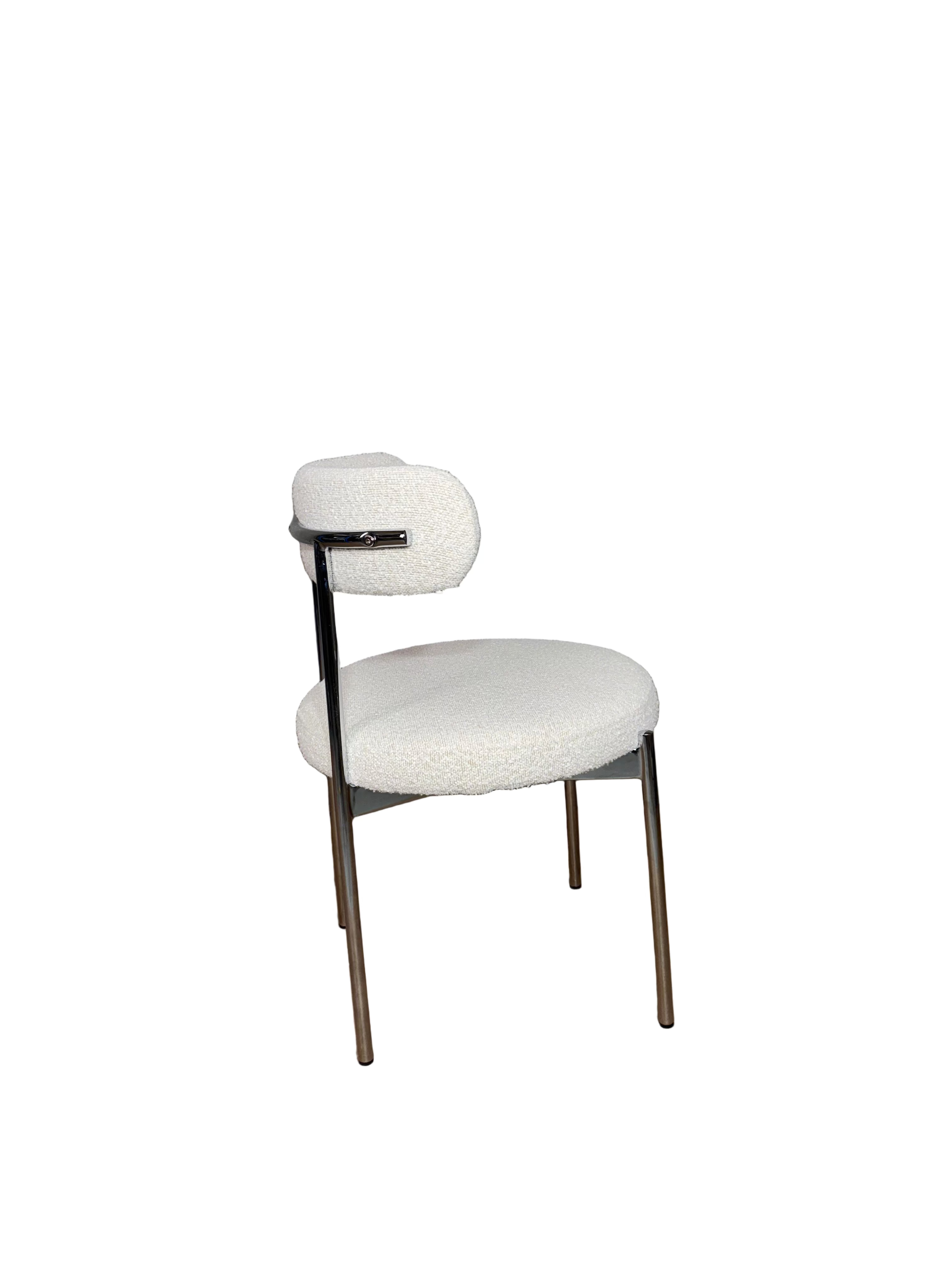 Temple and Webster Conrad Boucle Dining chair