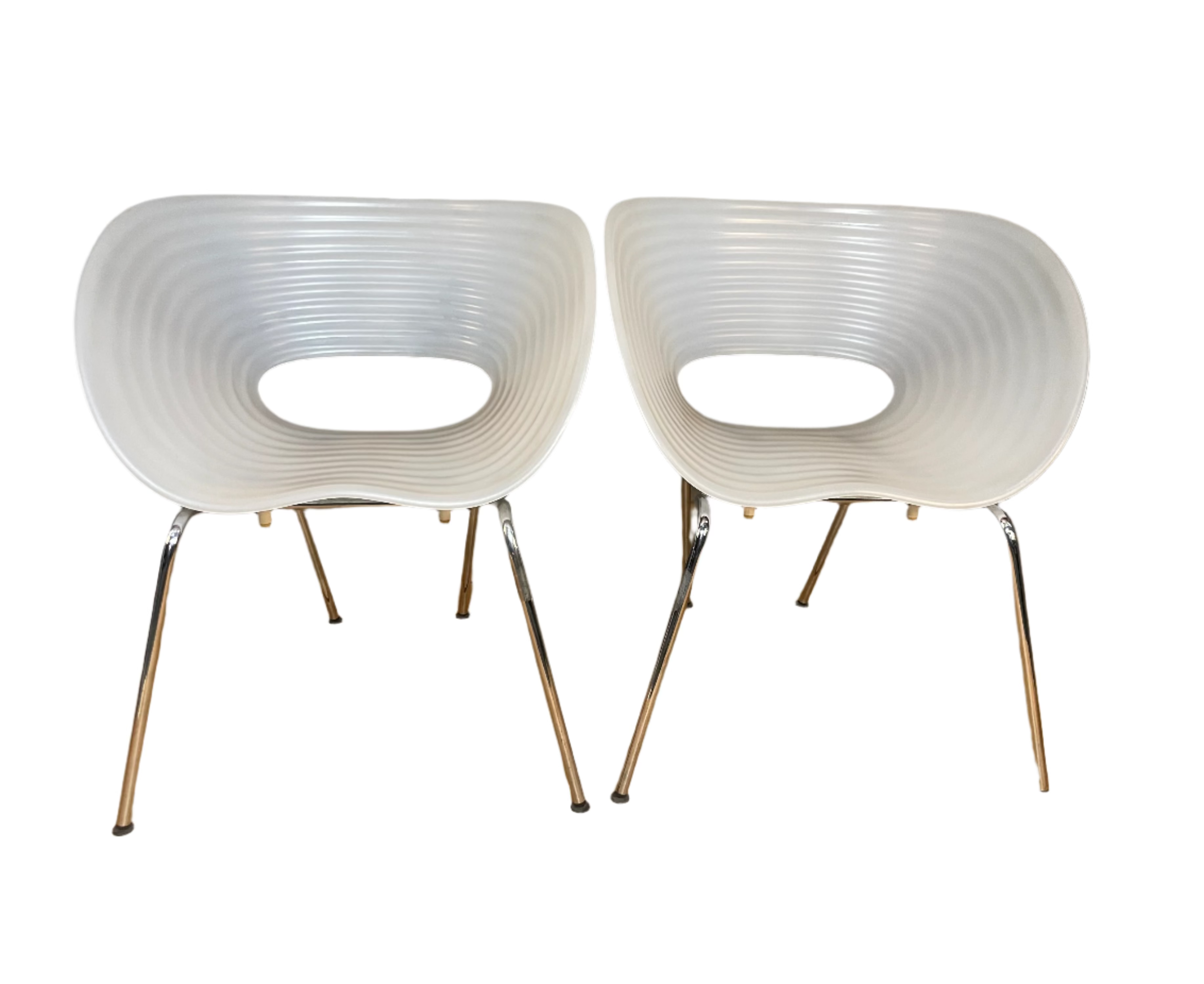 Tom Vac Chairs in Semi-Opaque by Ron Arad, Vitra