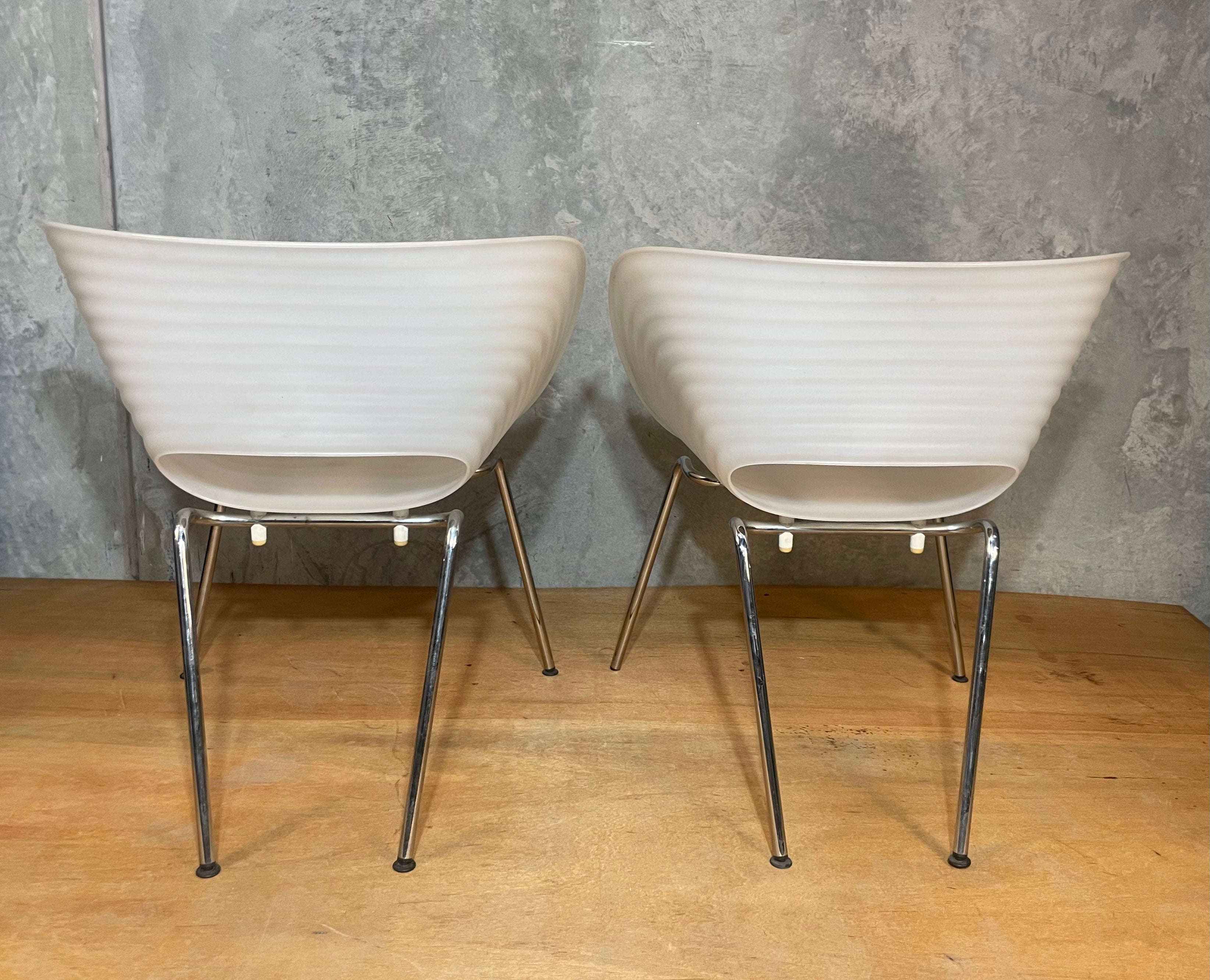 Tom Vac Chairs in Semi-Opaque by Ron Arad, Vitra