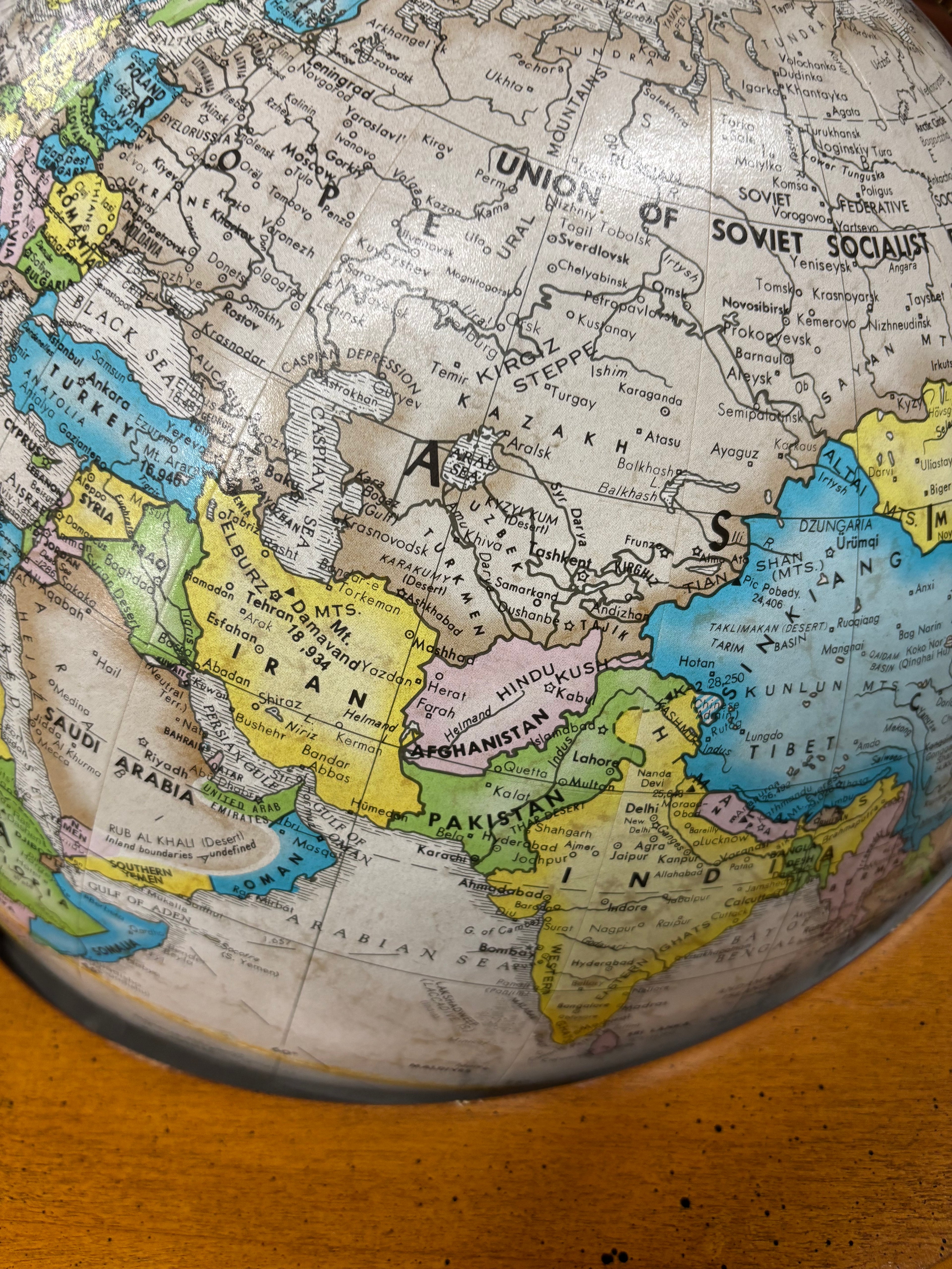 Vintage Floor Standing Globe