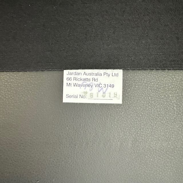 Black Leather Sofa, Jardan