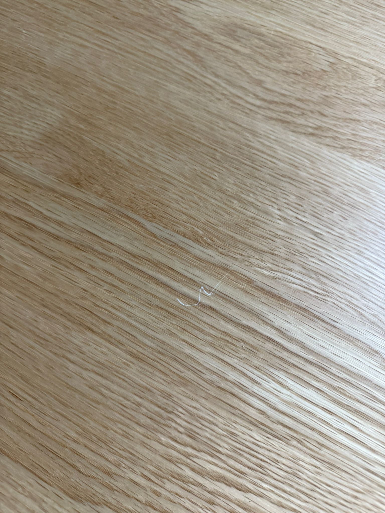 Oak Ski-Leg Dining Table