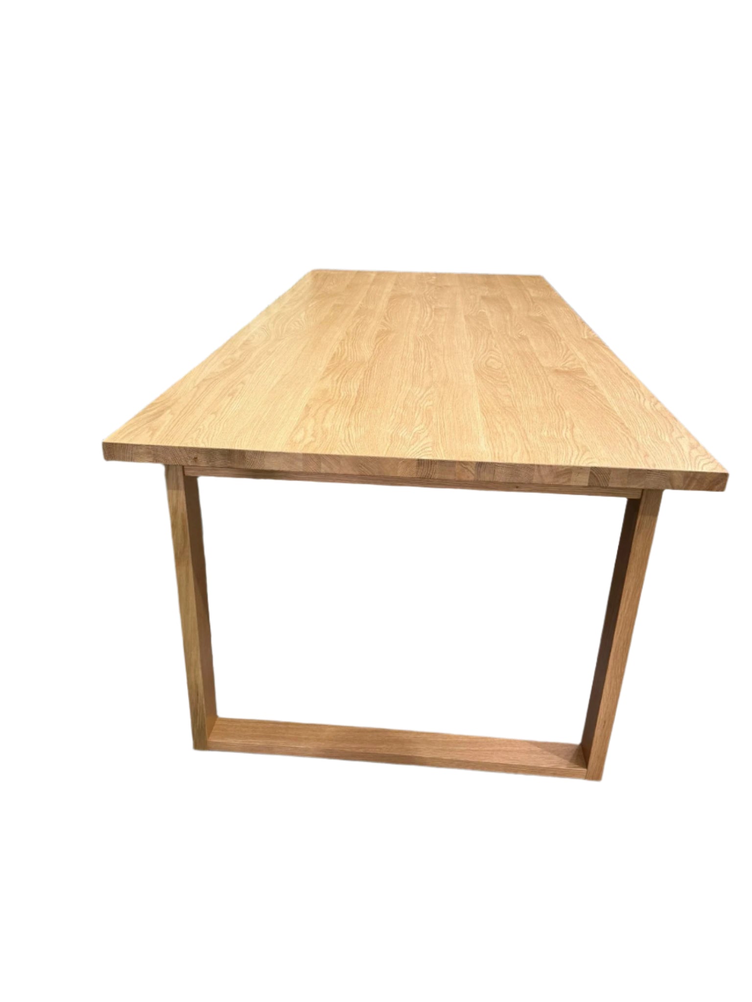 Oak Ski-Leg Dining Table