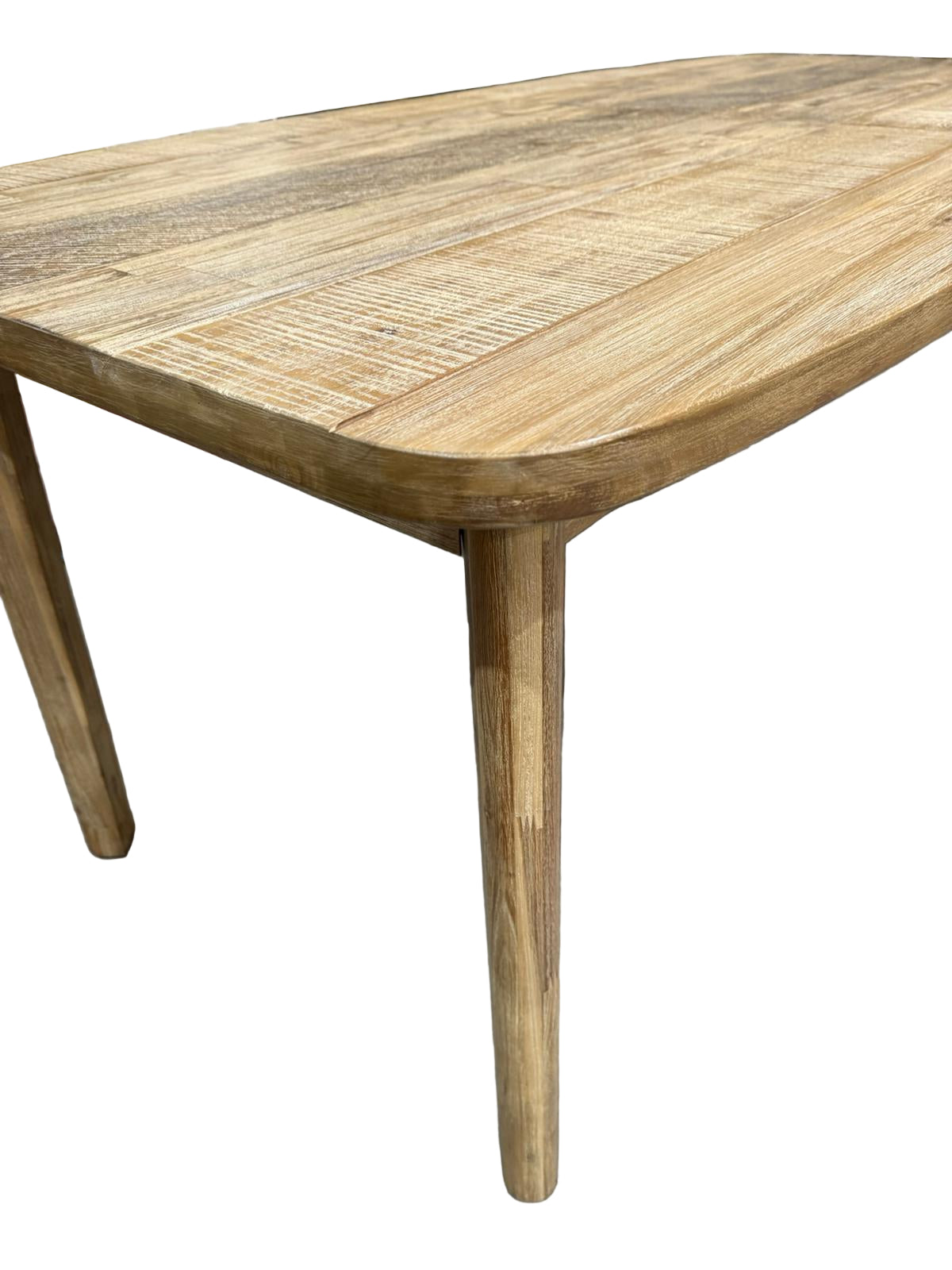 Nick Scali Otho Extendable Dining Table Acacia with Sand-Blasted Finish