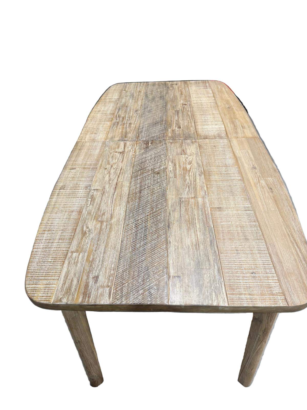 Nick Scali Otho Extendable Dining Table Acacia with Sand-Blasted Finish