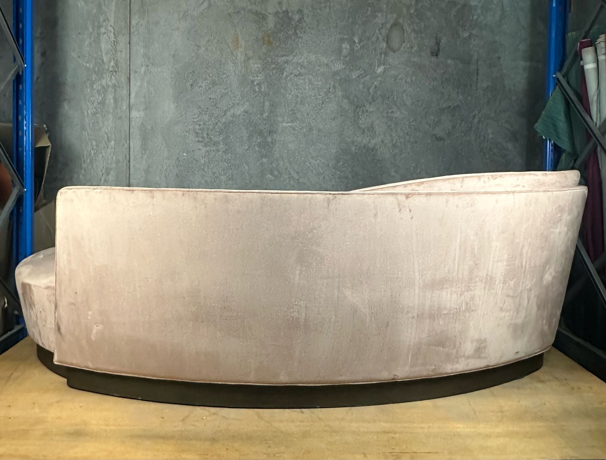 Pink Velvet Sofa 3 seater