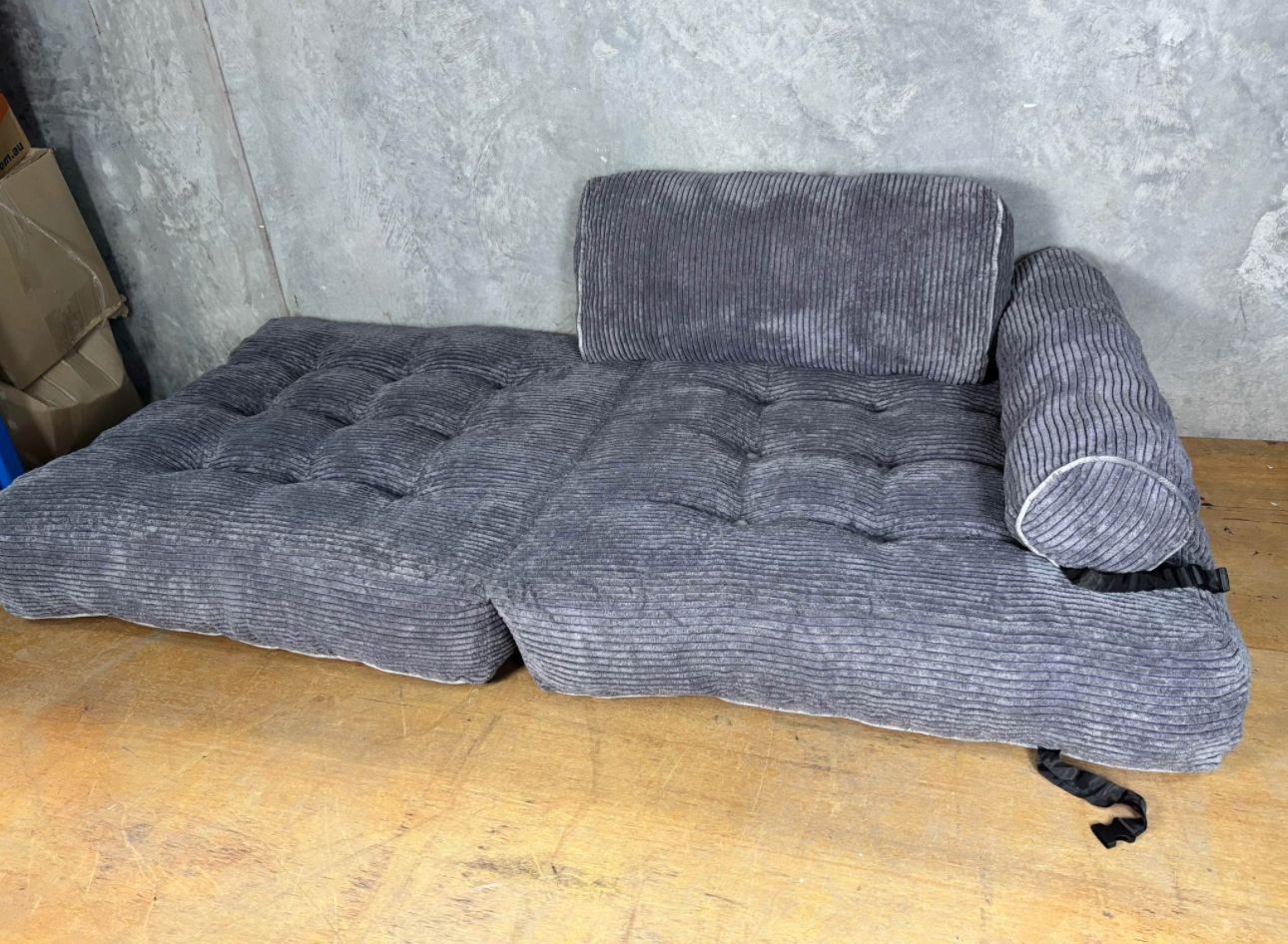 Corduroy Single Sofa Bed