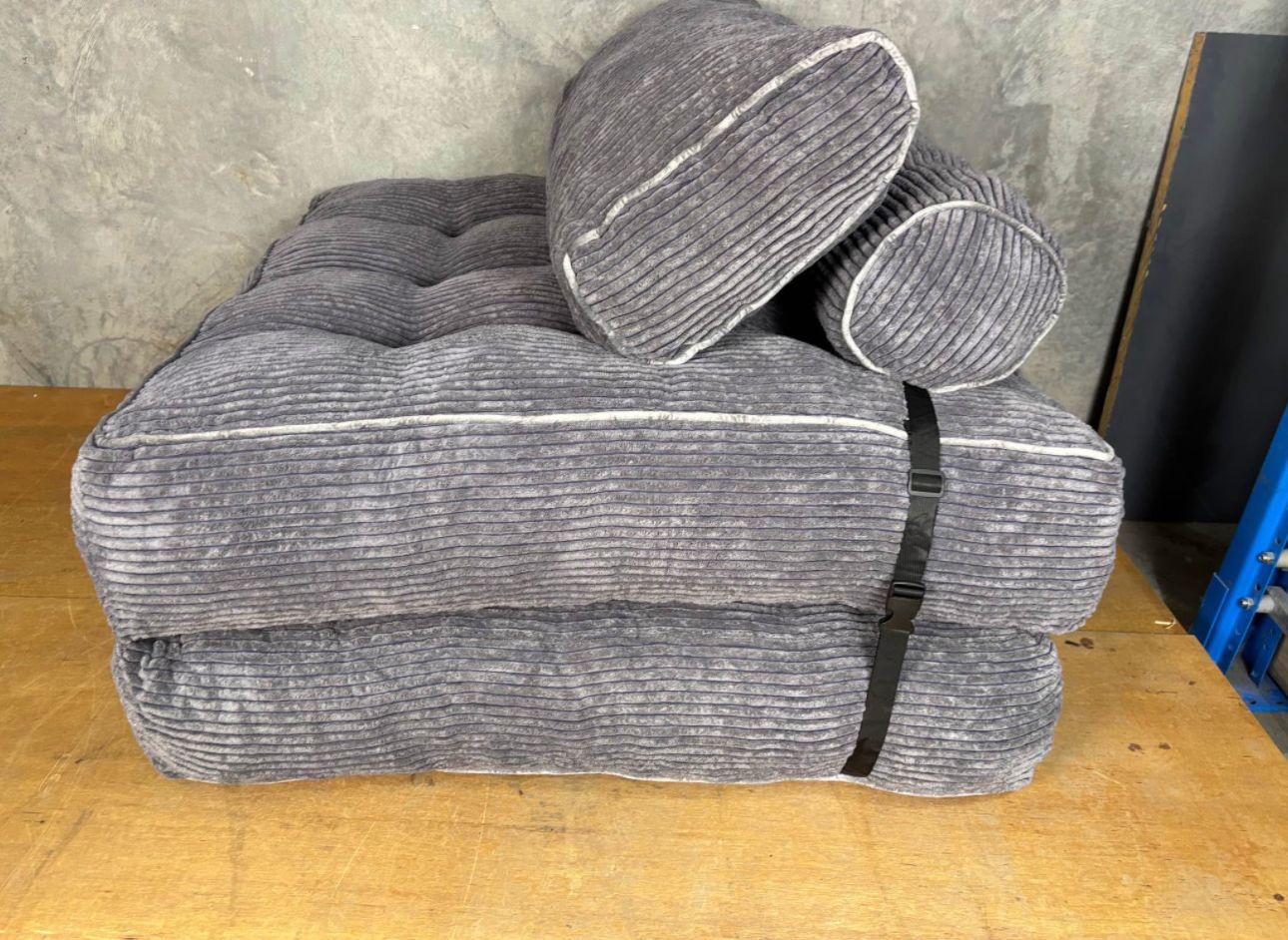 Corduroy Single Sofa Bed