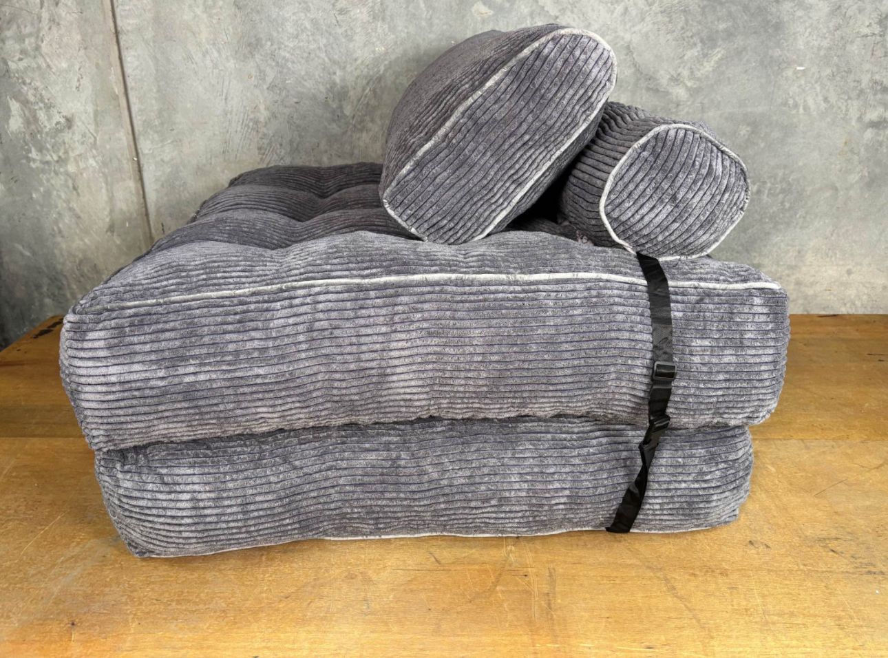 Corduroy Single Sofa Bed