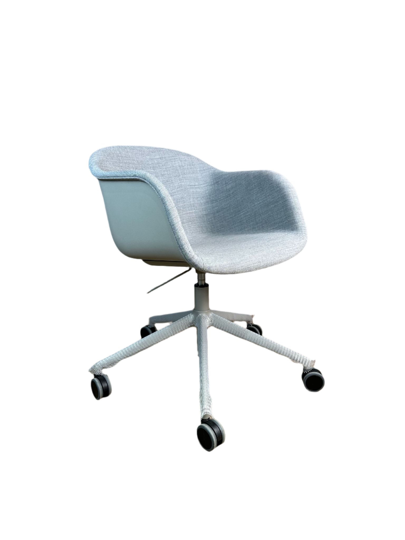 Fiber Armchair Swivel Base w. Gas Lift and Castors