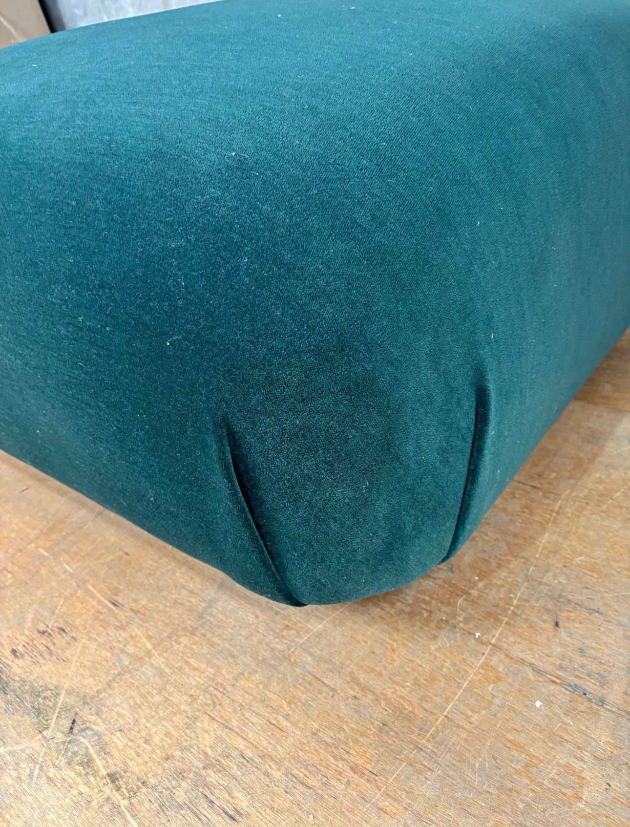 Square Ottoman - Forest Green
